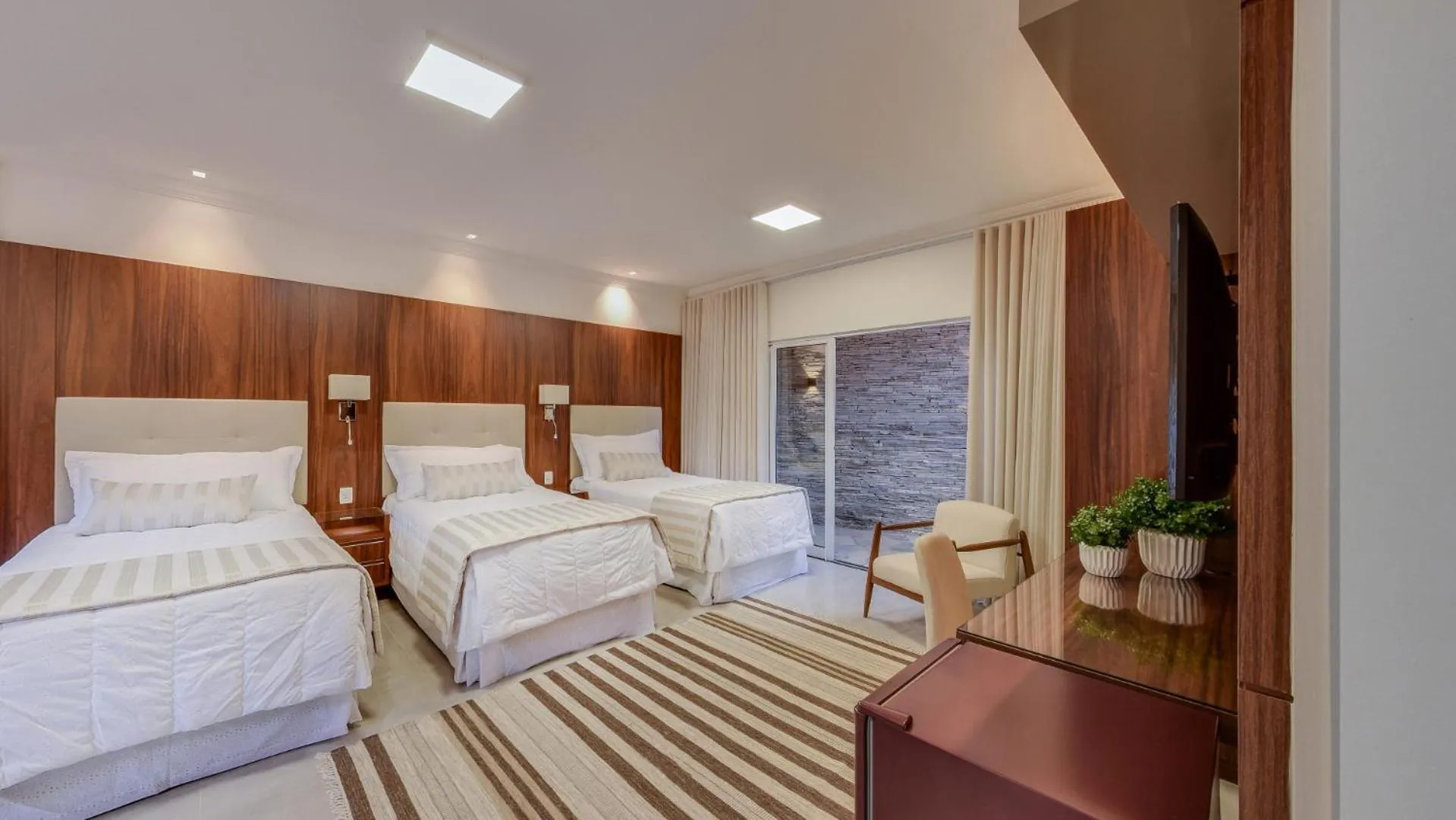 Bed in Ananda Pousada