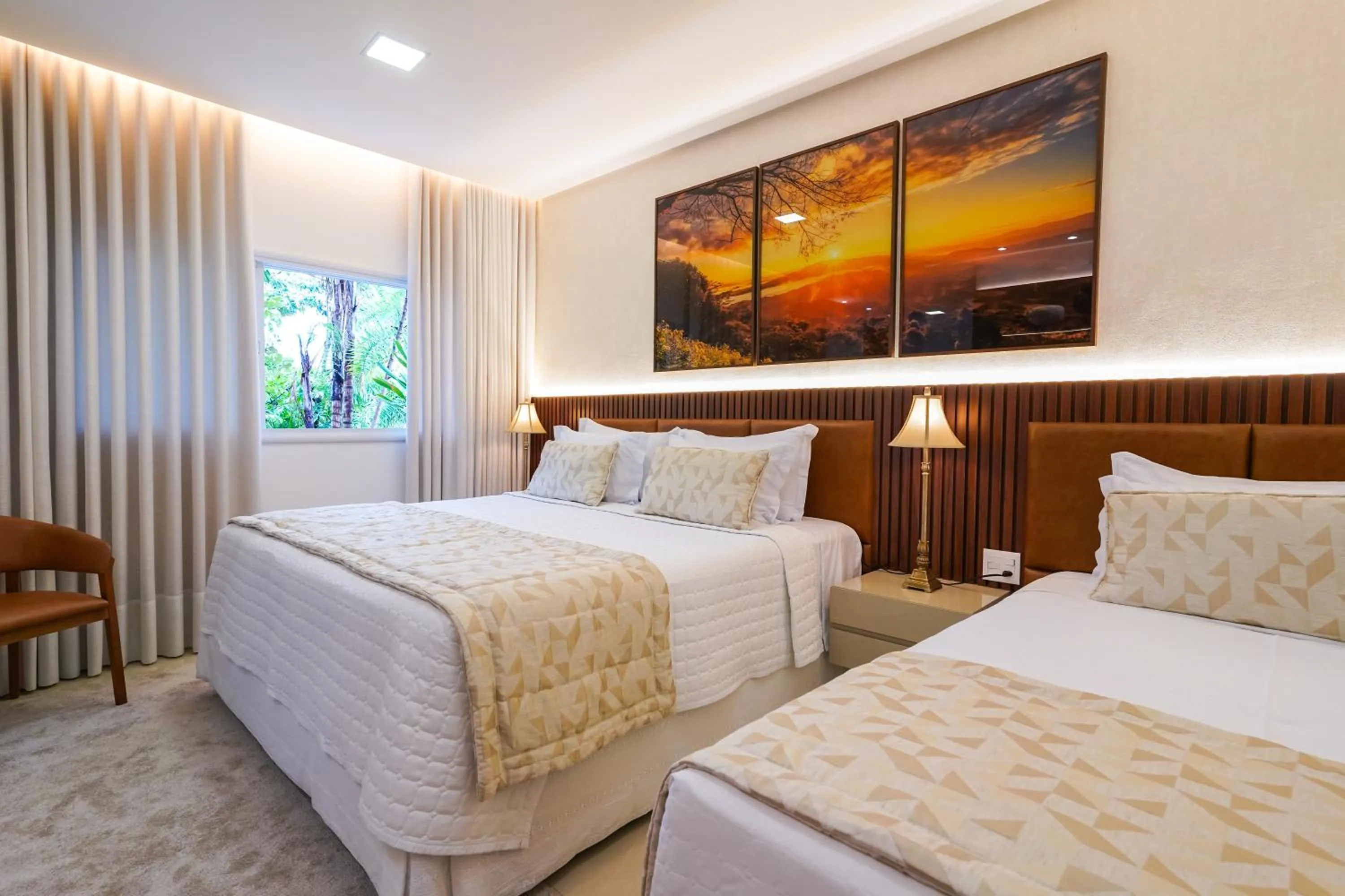 Bed in Ananda Pousada