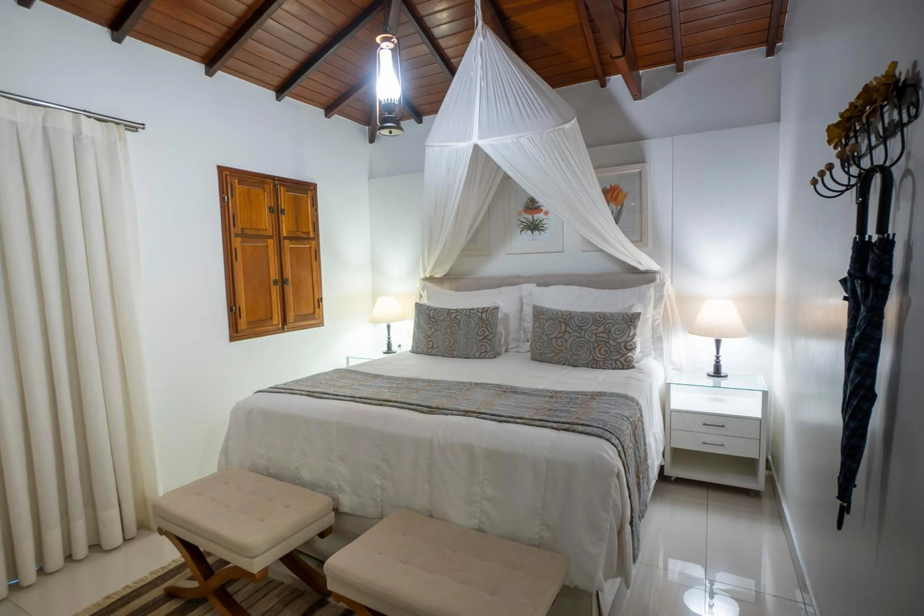 Bed in Ananda Pousada
