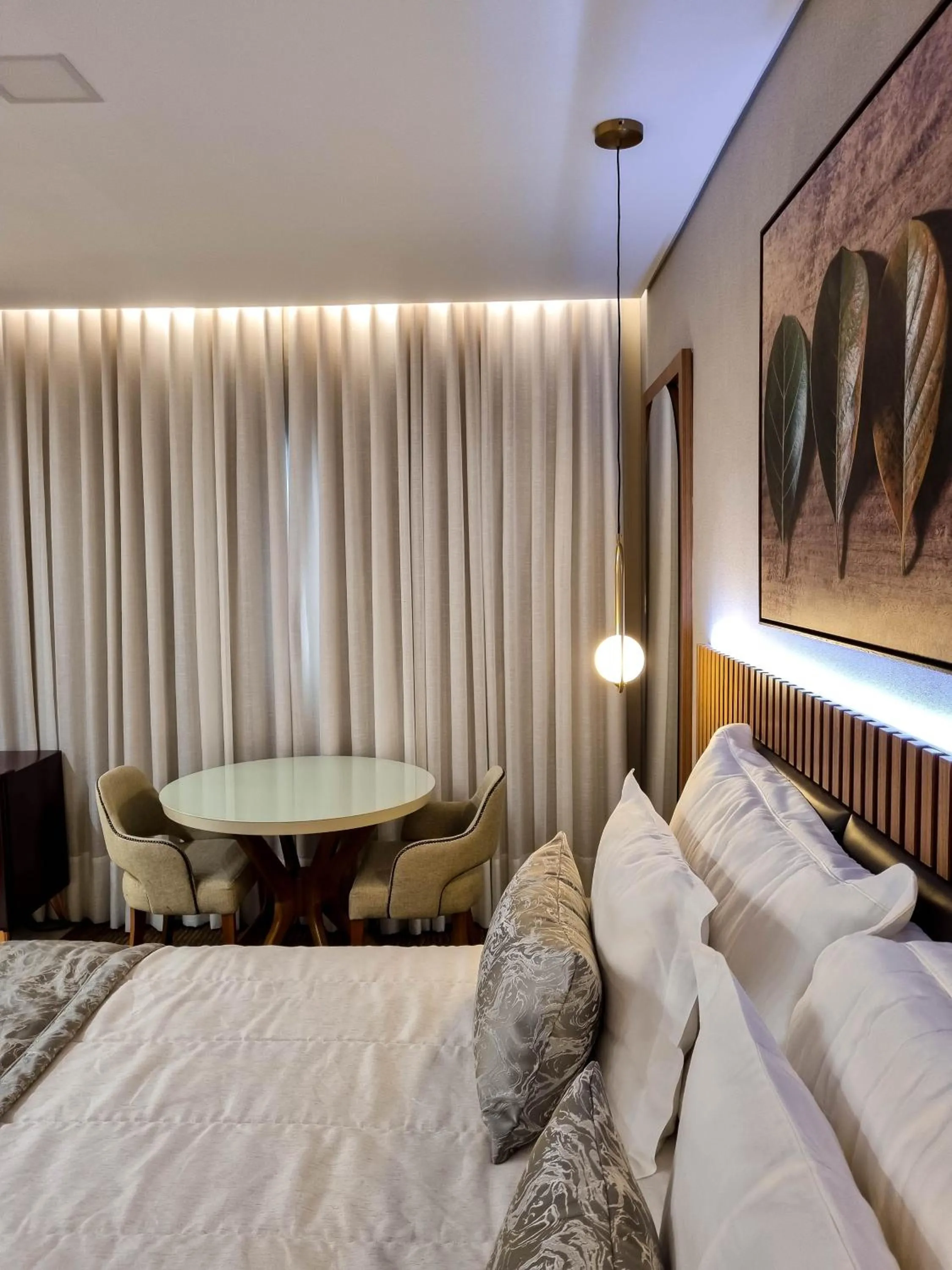 Bed in Ananda Pousada