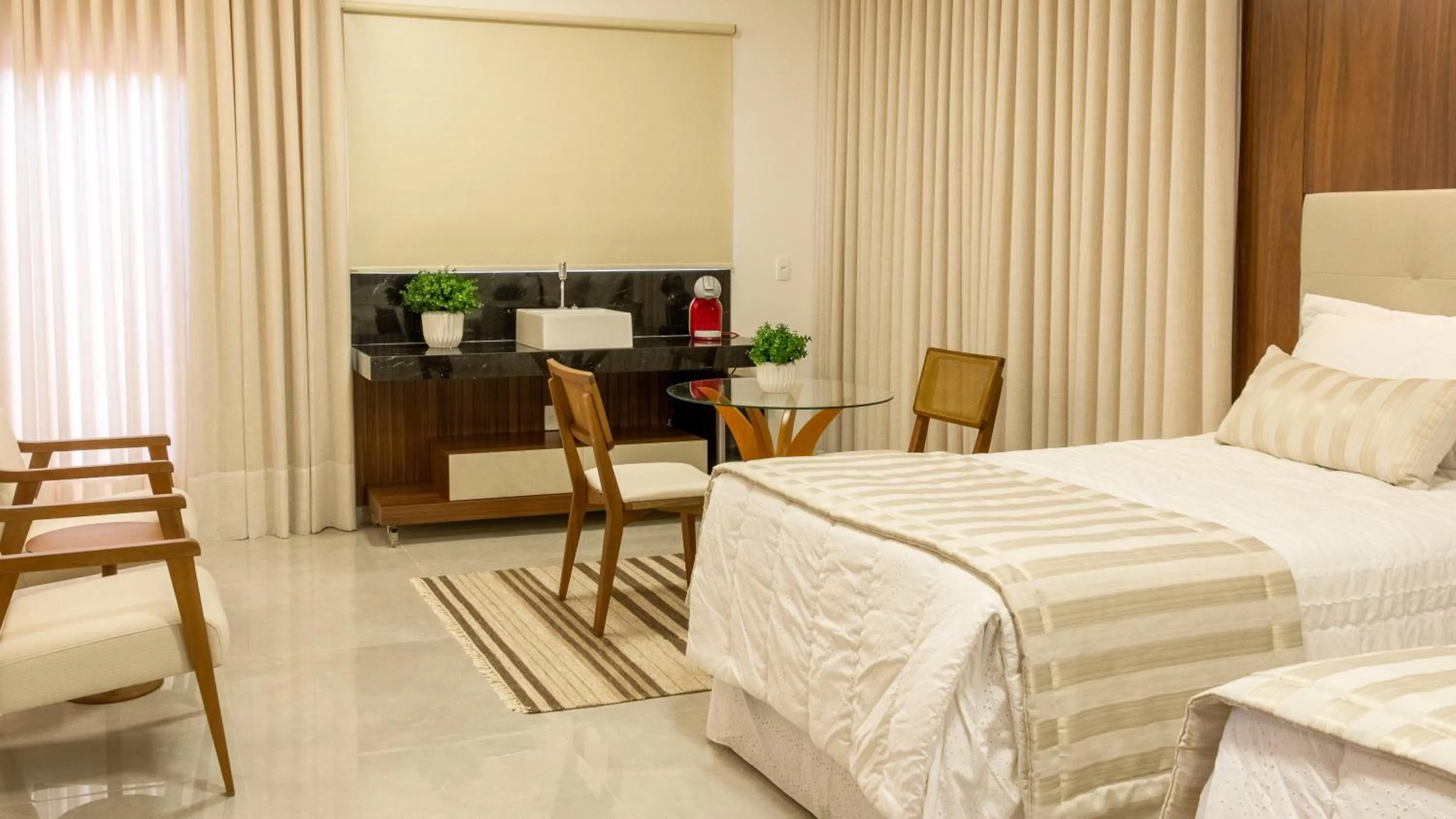 Bed in Ananda Pousada