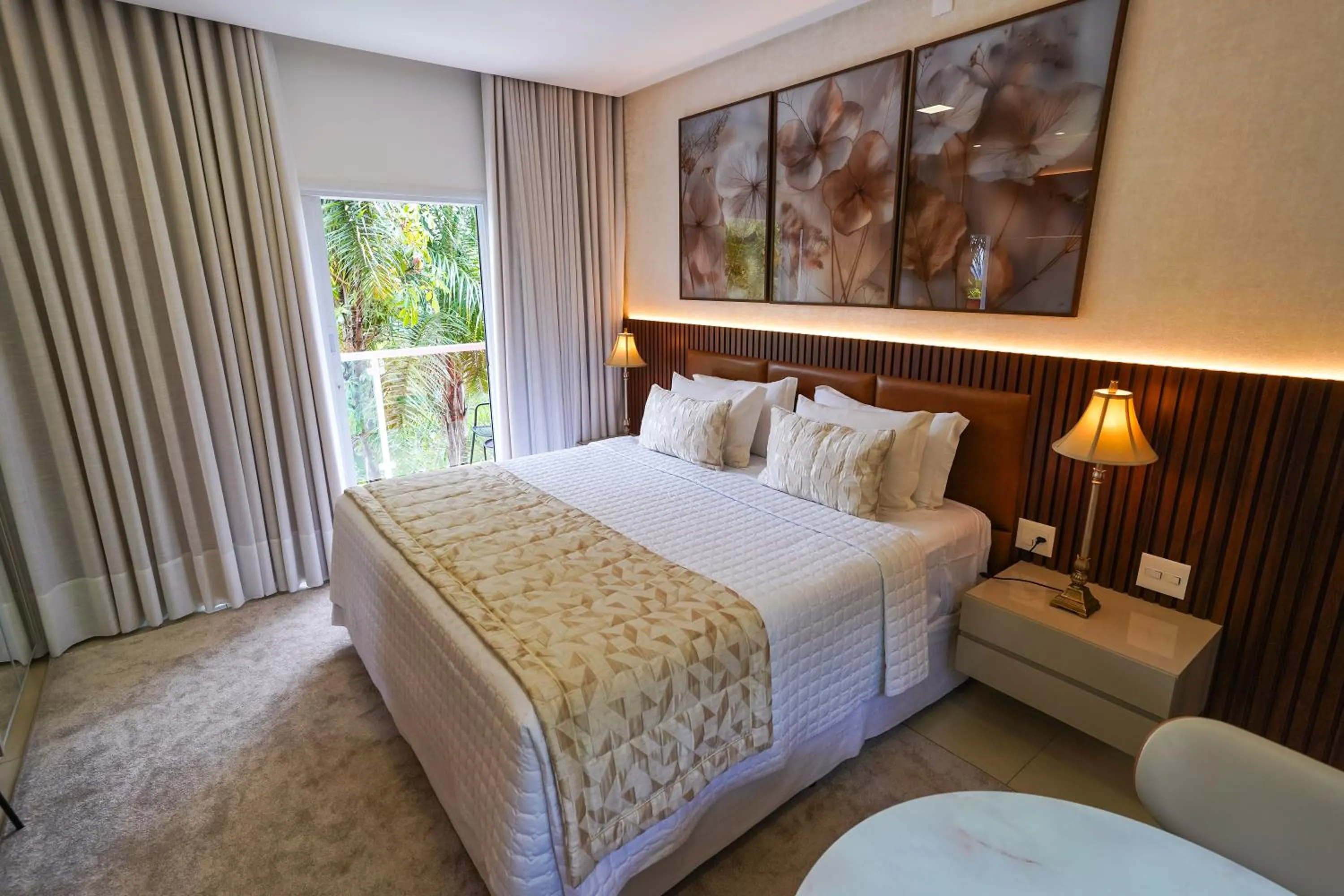 Bed in Ananda Pousada