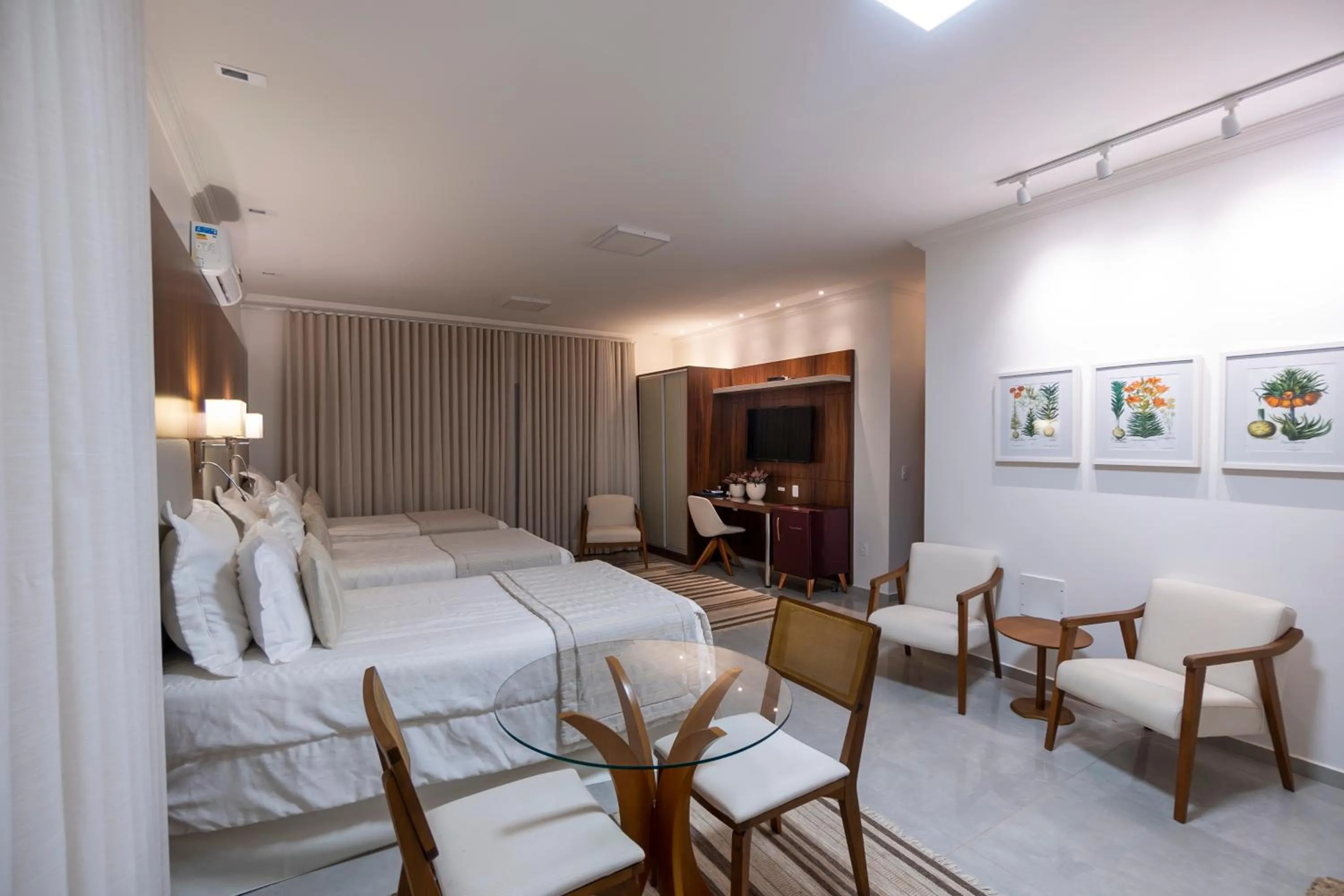 Bed in Ananda Pousada