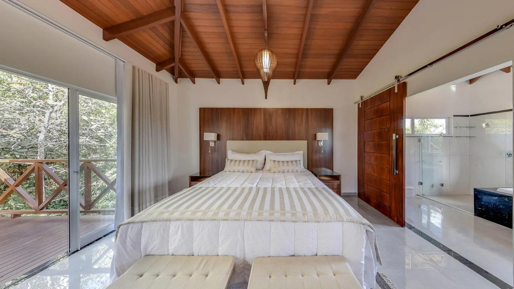 Bed in Ananda Pousada