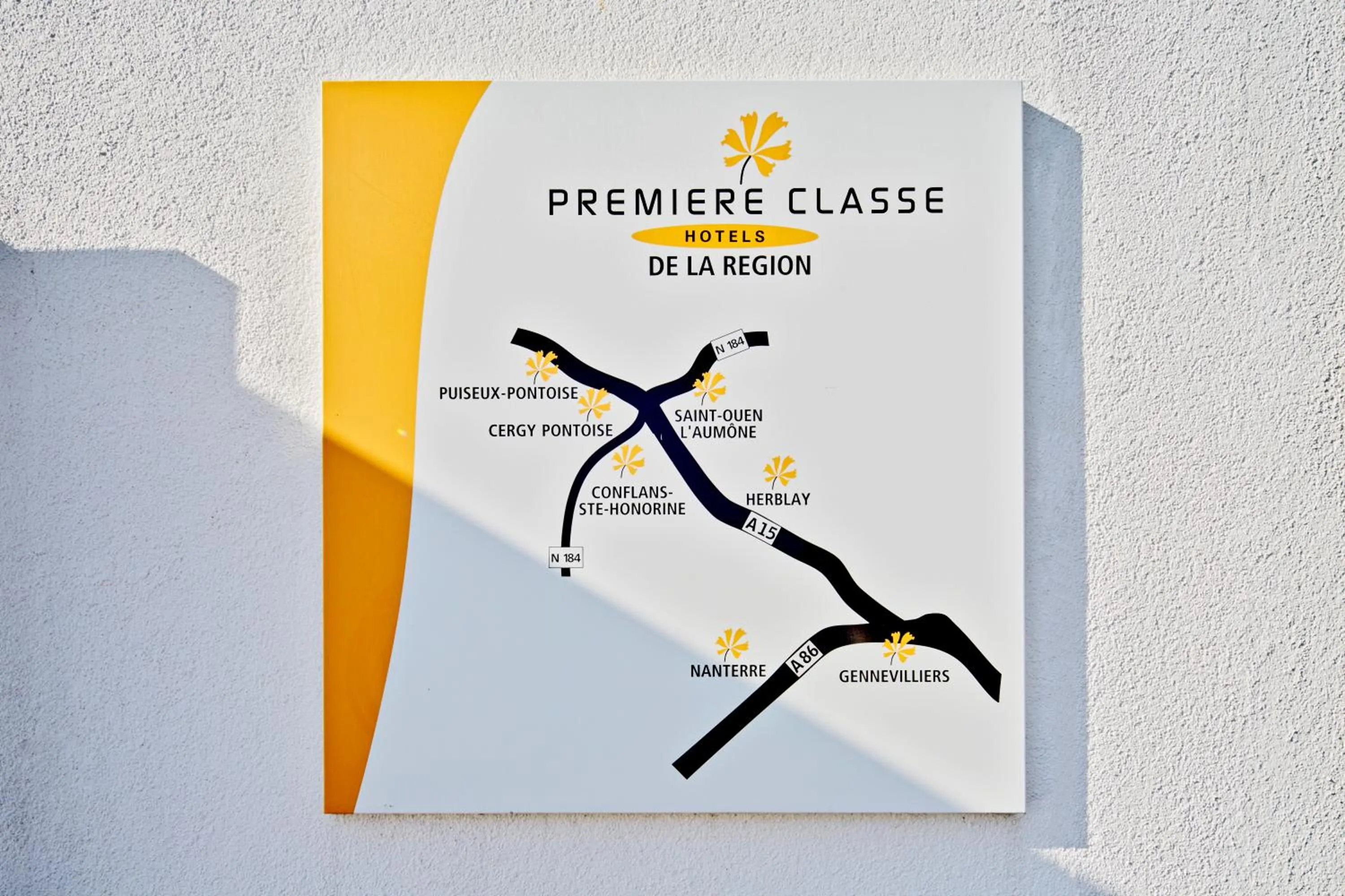 Property logo or sign in Premiere Classe Cergy Saint Christophe