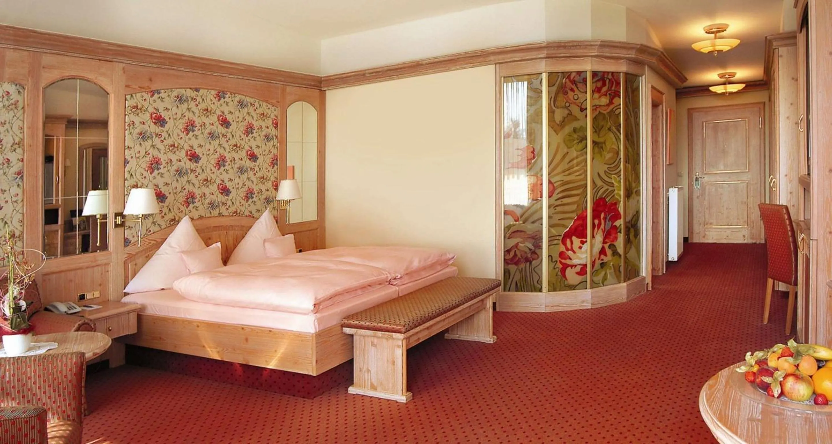 Bedroom, Bed in Wellness-& Nationalpark Hotel Schliffkopf, BWSC