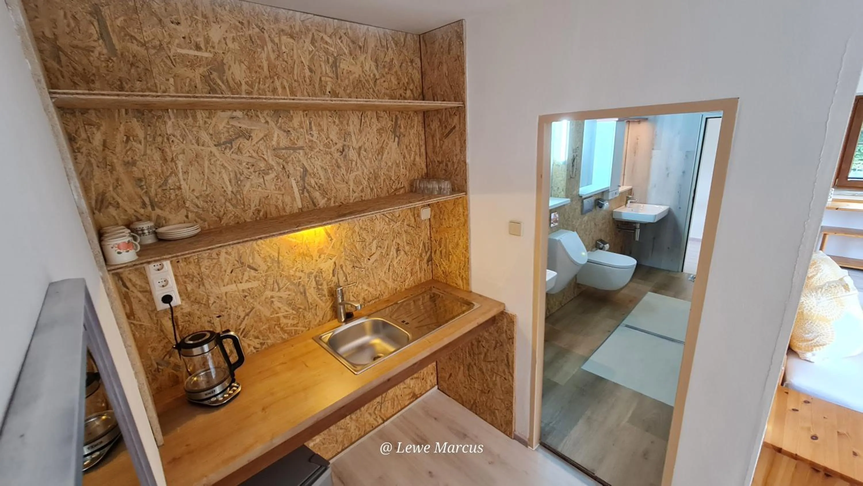 Coffee/tea facilities, Bed in Appart-Pension Seehang