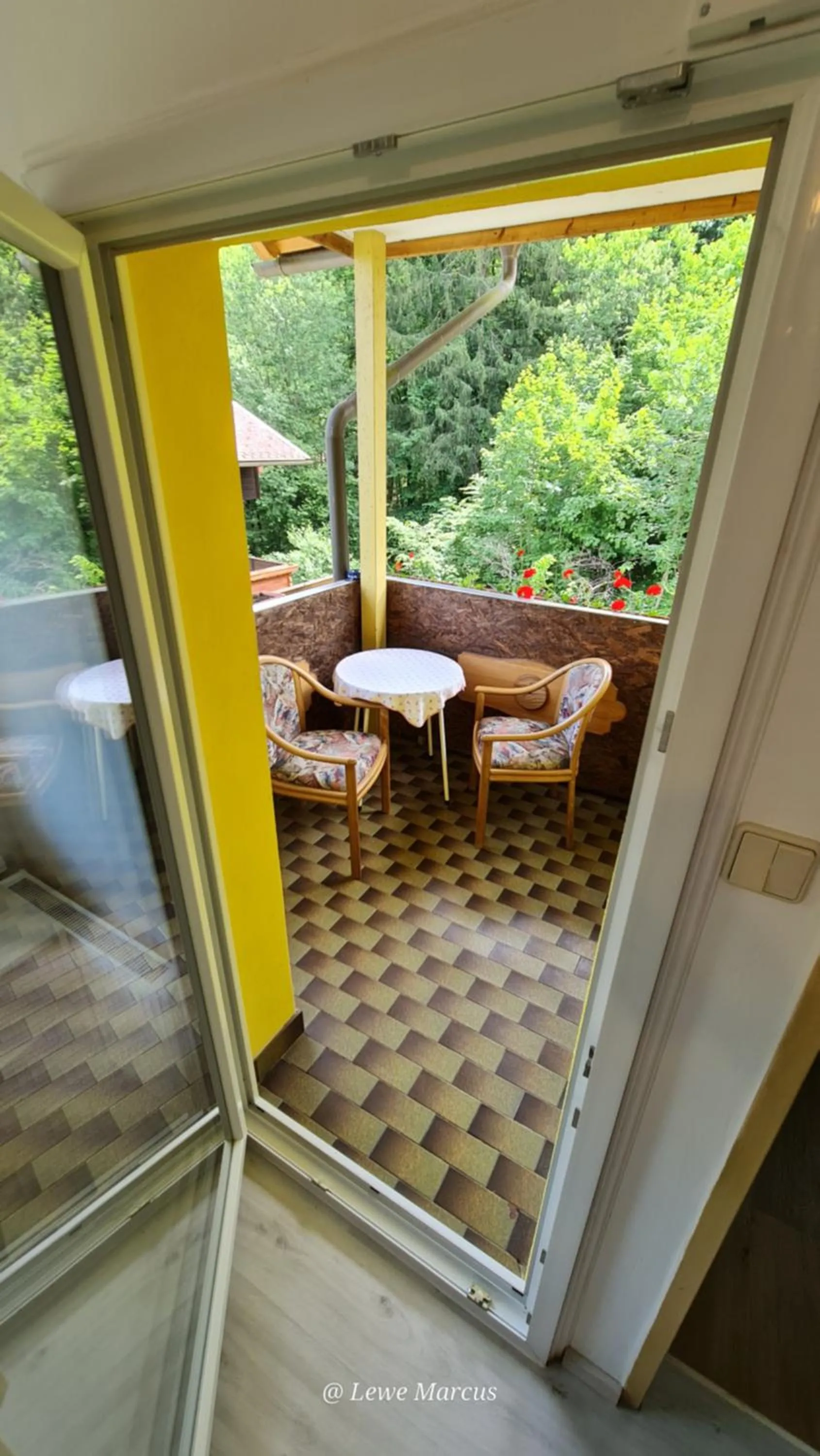 Balcony/Terrace in Appart-Pension Seehang