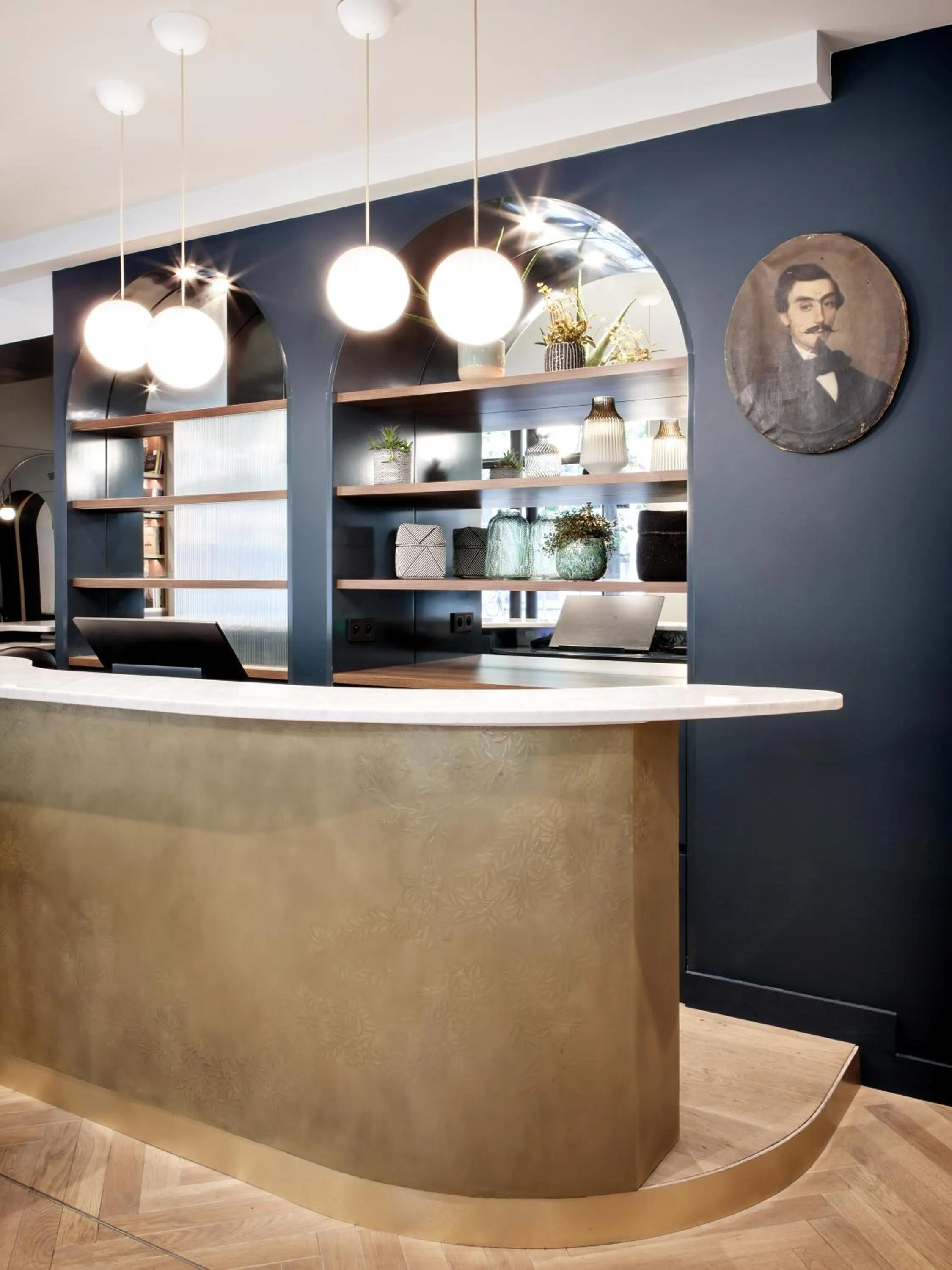 Lobby or reception in Hôtel Léopold - Orso Hotels