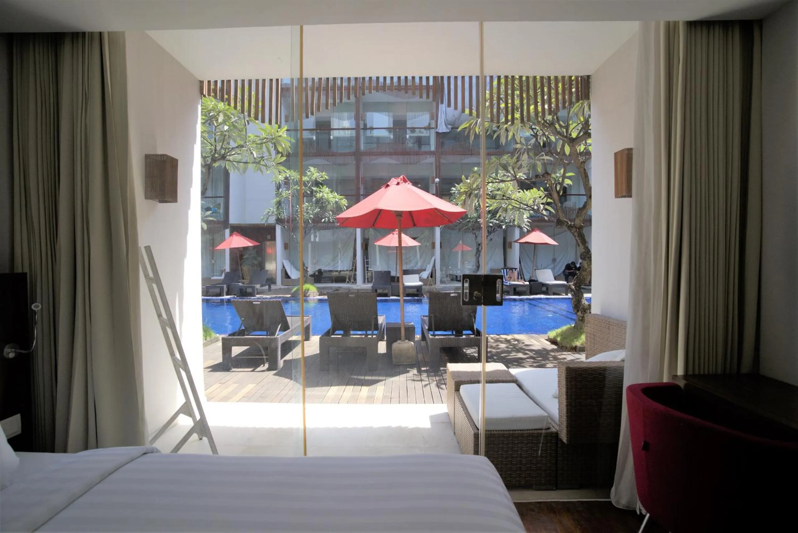 View (from property/room), Bed in The Bene Hotel