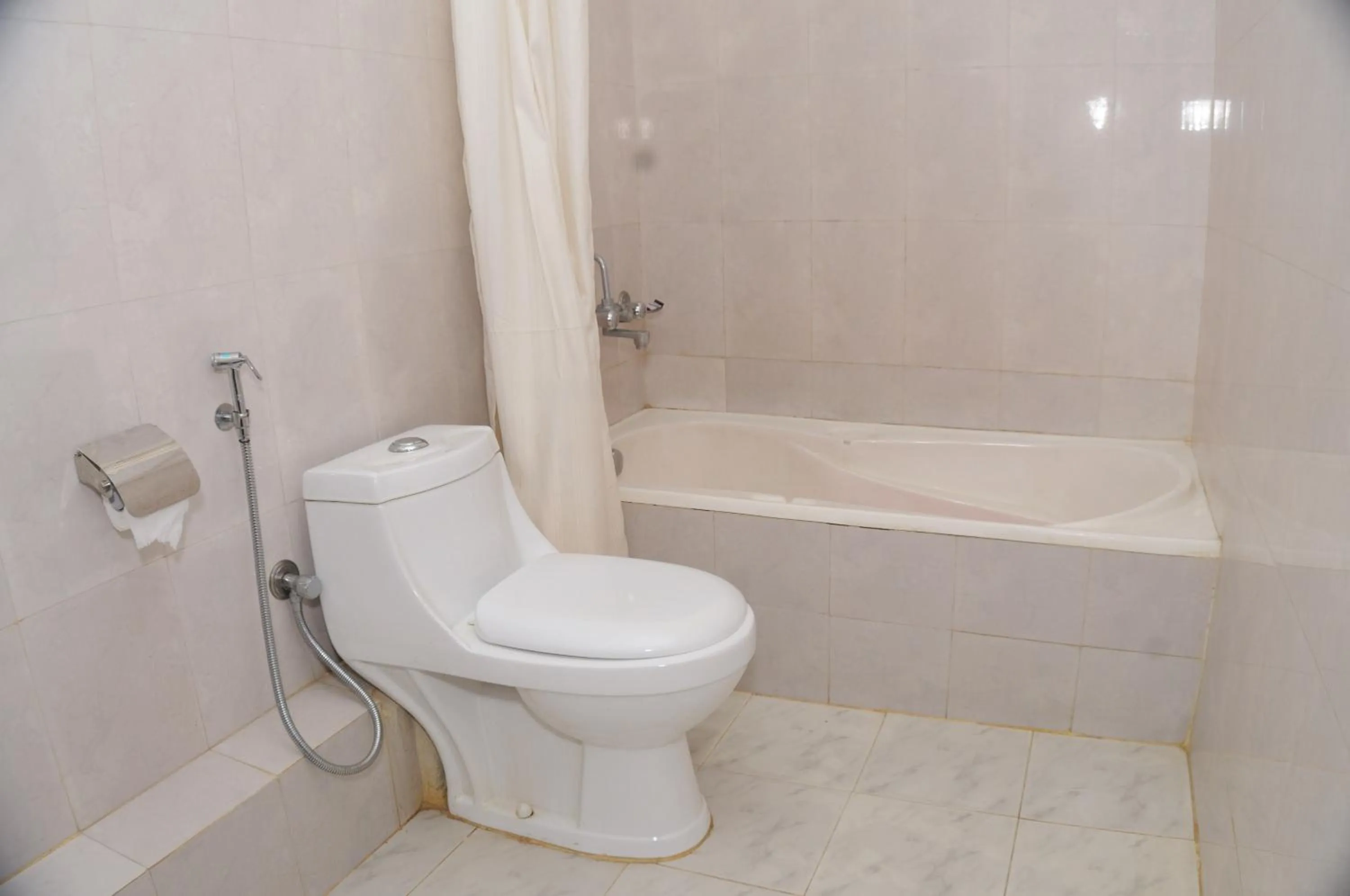 Shower in Hotel Brihaspati