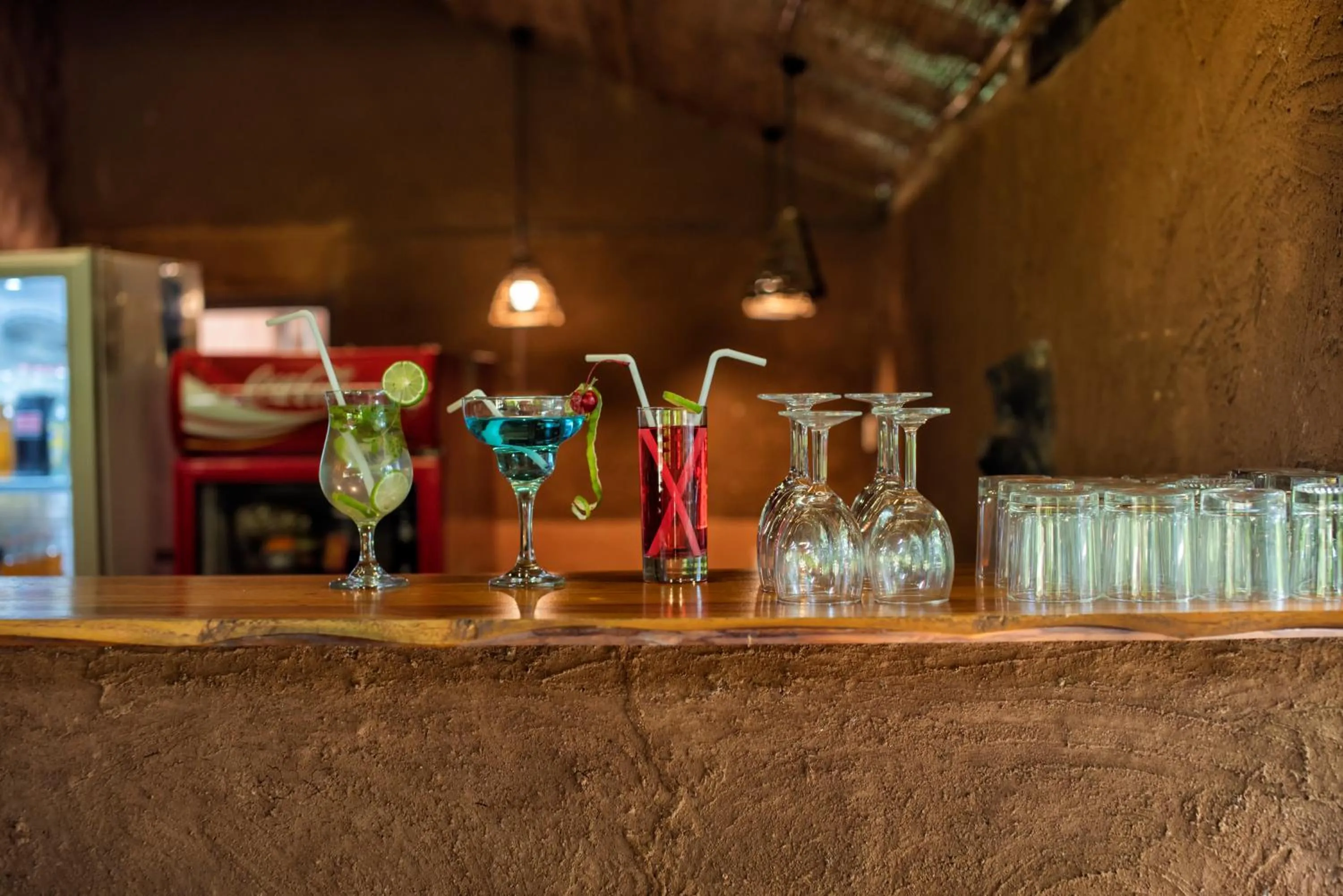 Lounge or bar in Athgira River Camping - Udawalawe