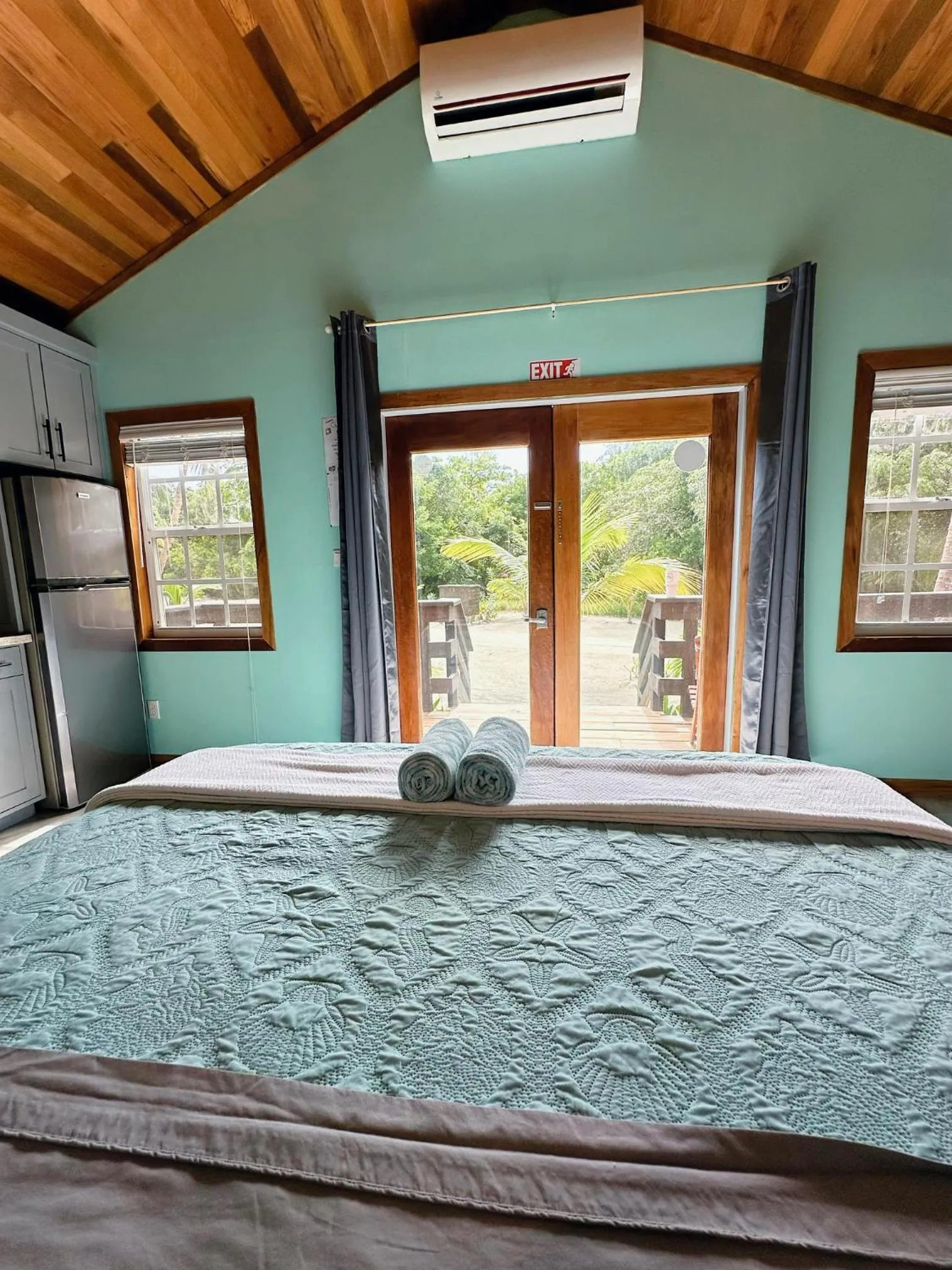 View (from property/room), Bed in Mangata Villas Adults Only