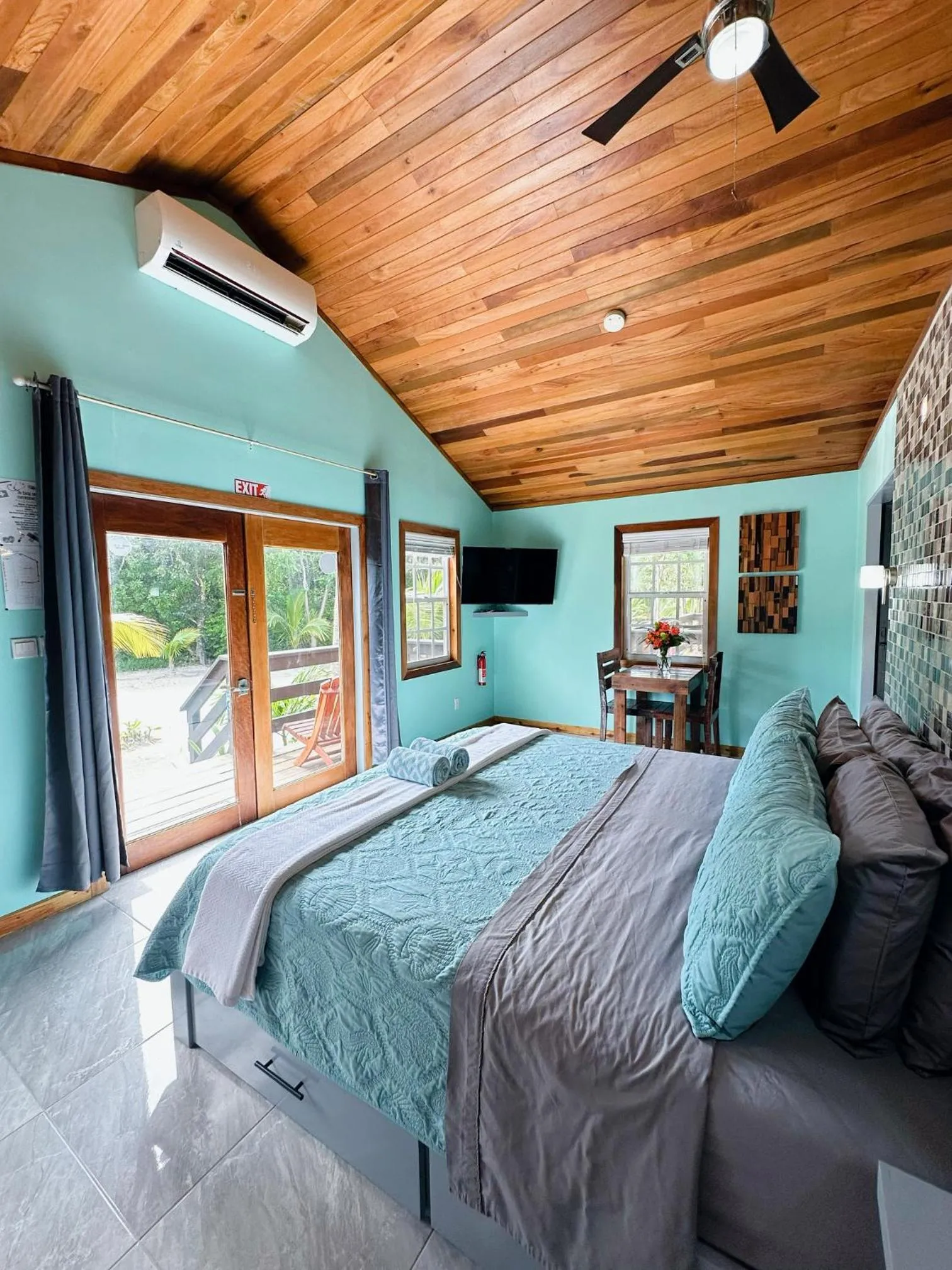 Bed in Mangata Villas Adults Only