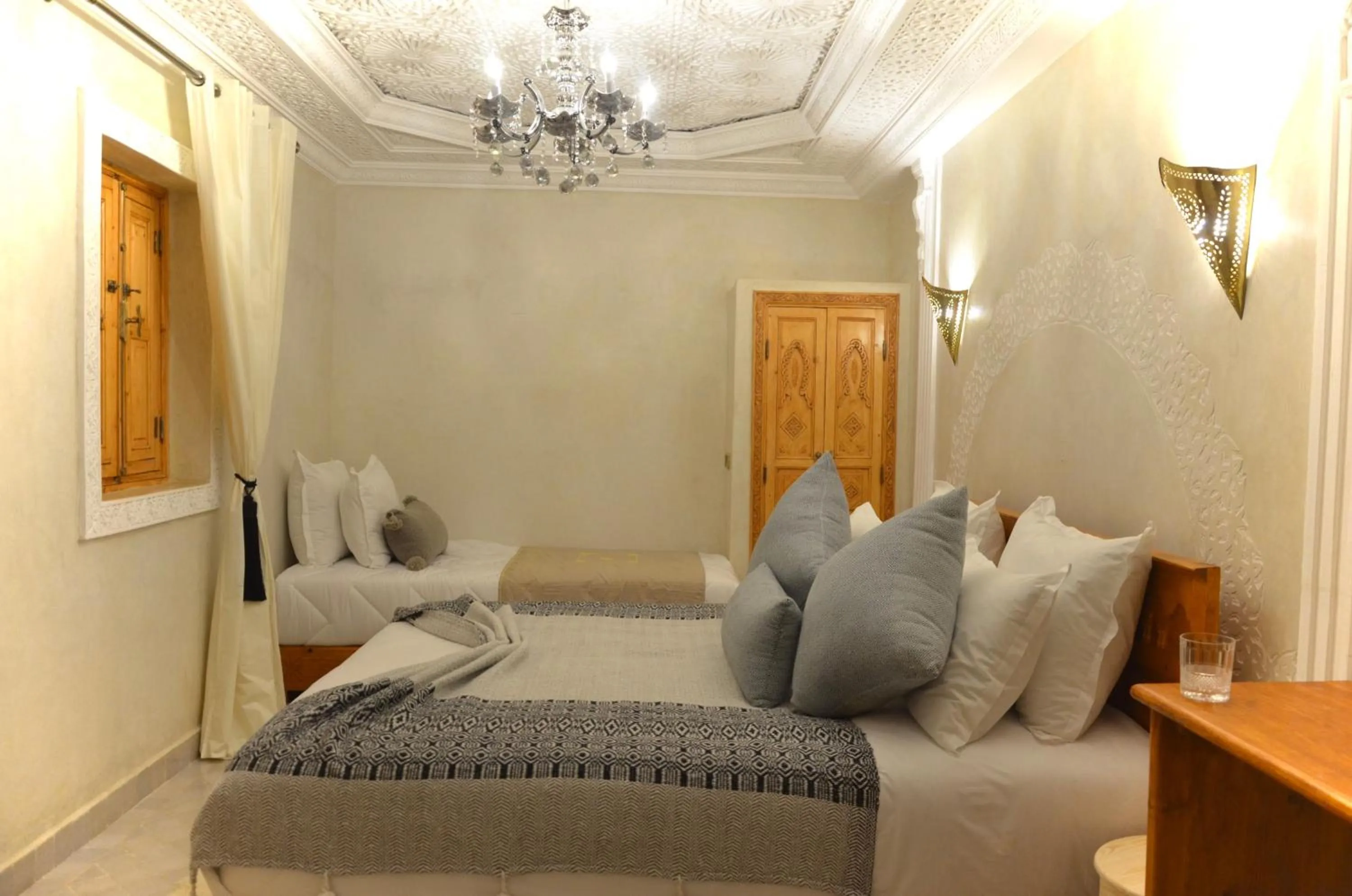 Bed in Riad azra Marrakech