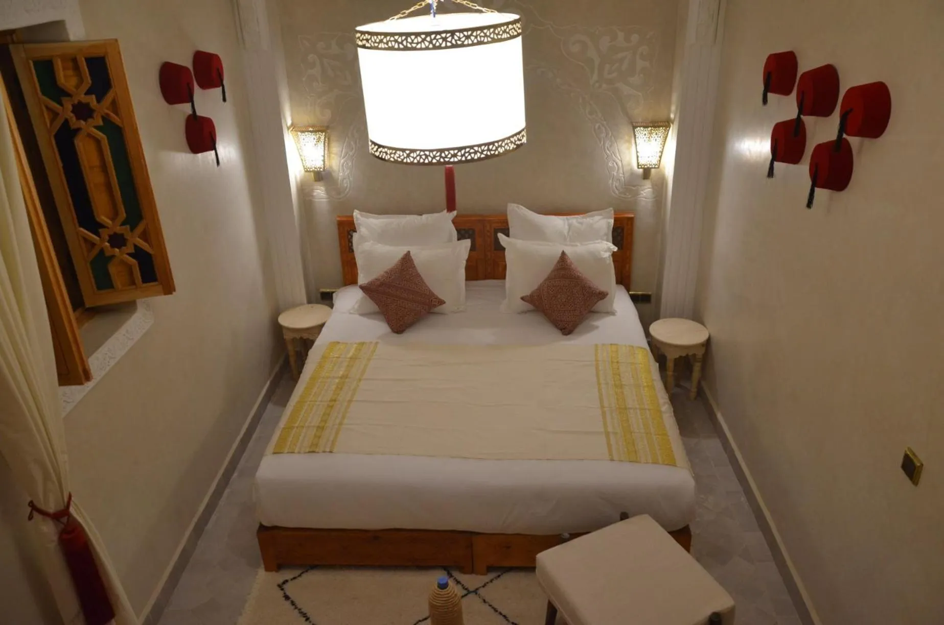 Bed in Riad azra Marrakech