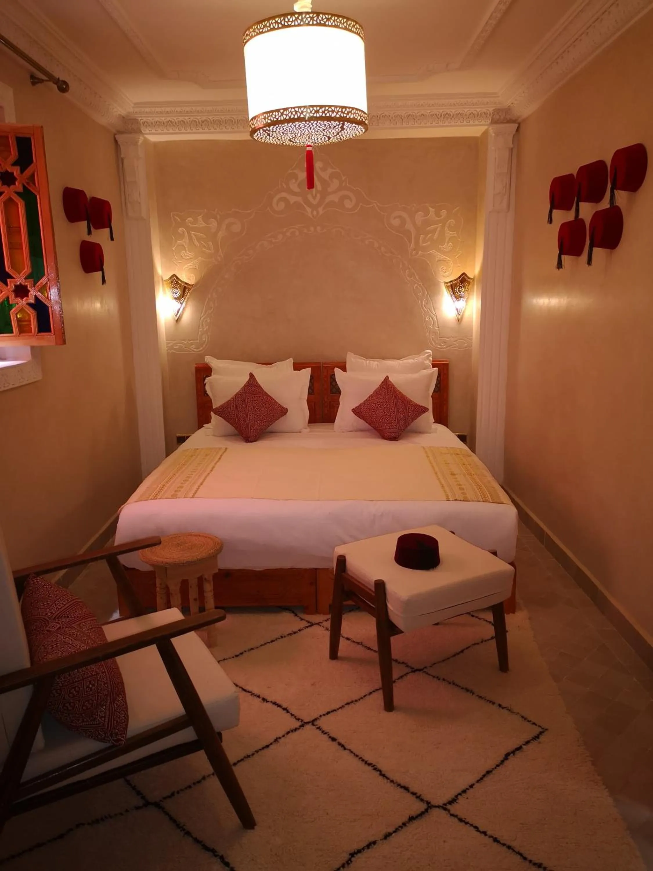 Bed in Riad azra Marrakech