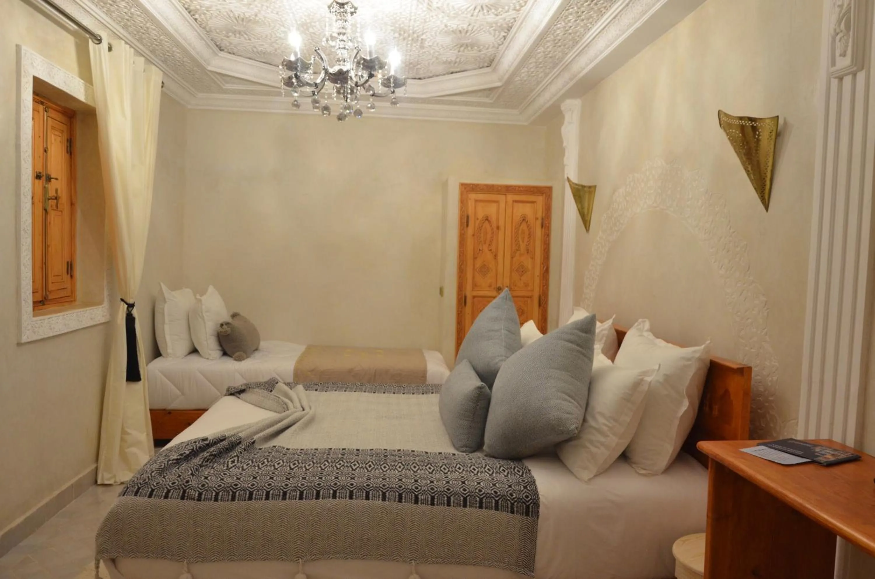 Bed in Riad azra Marrakech