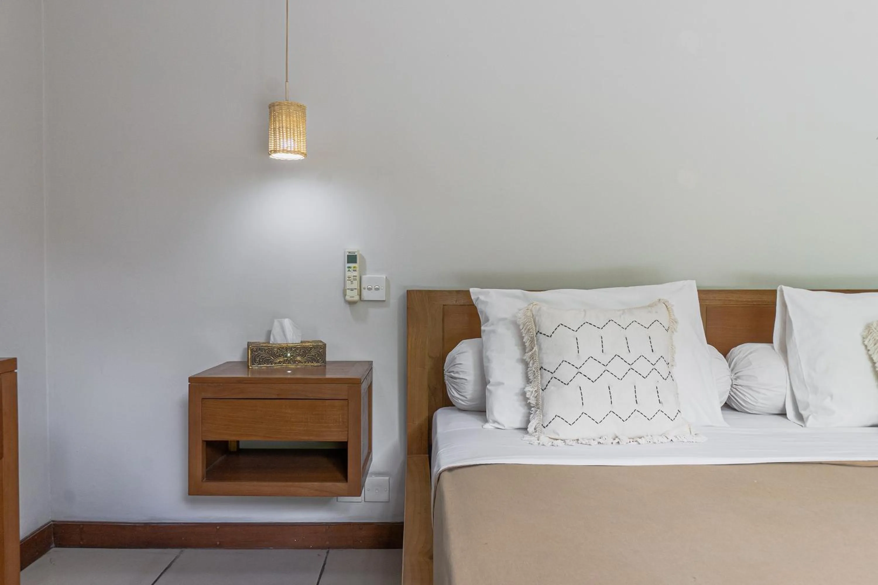 Bed in Balinea Holiday Home