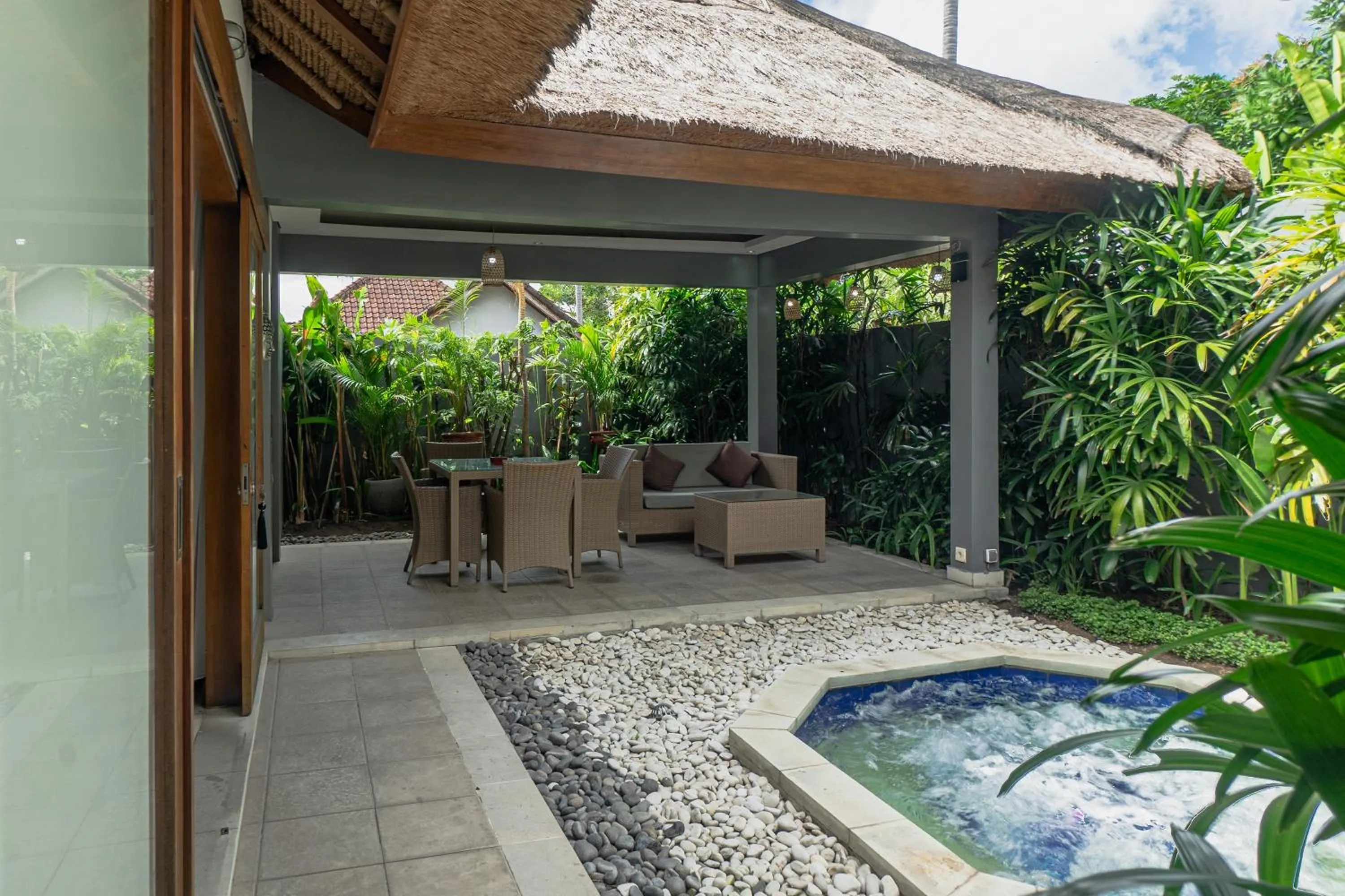 Patio in Balinea Holiday Home