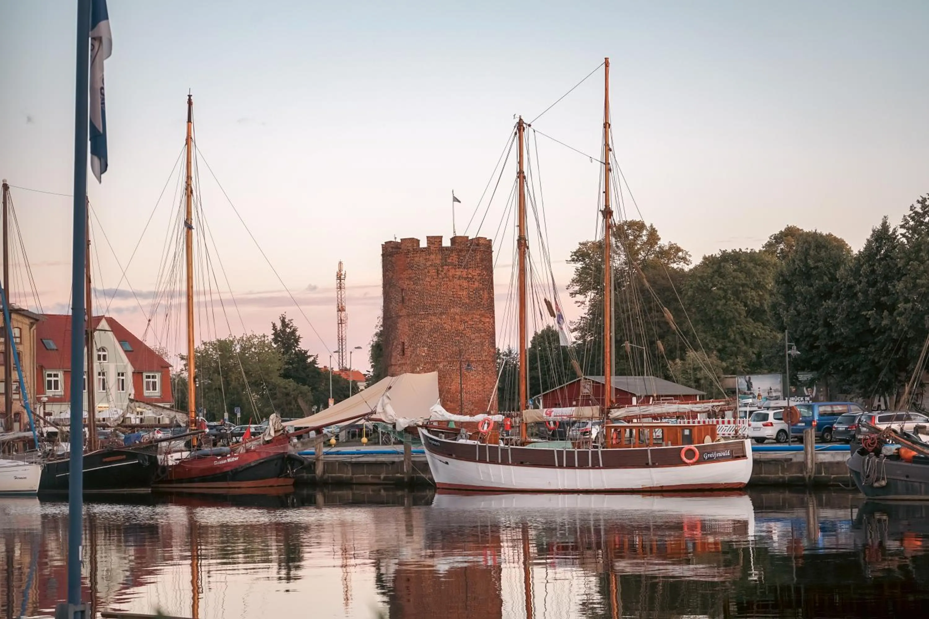 Area and facilities in slube am Yachthafen Greifswald