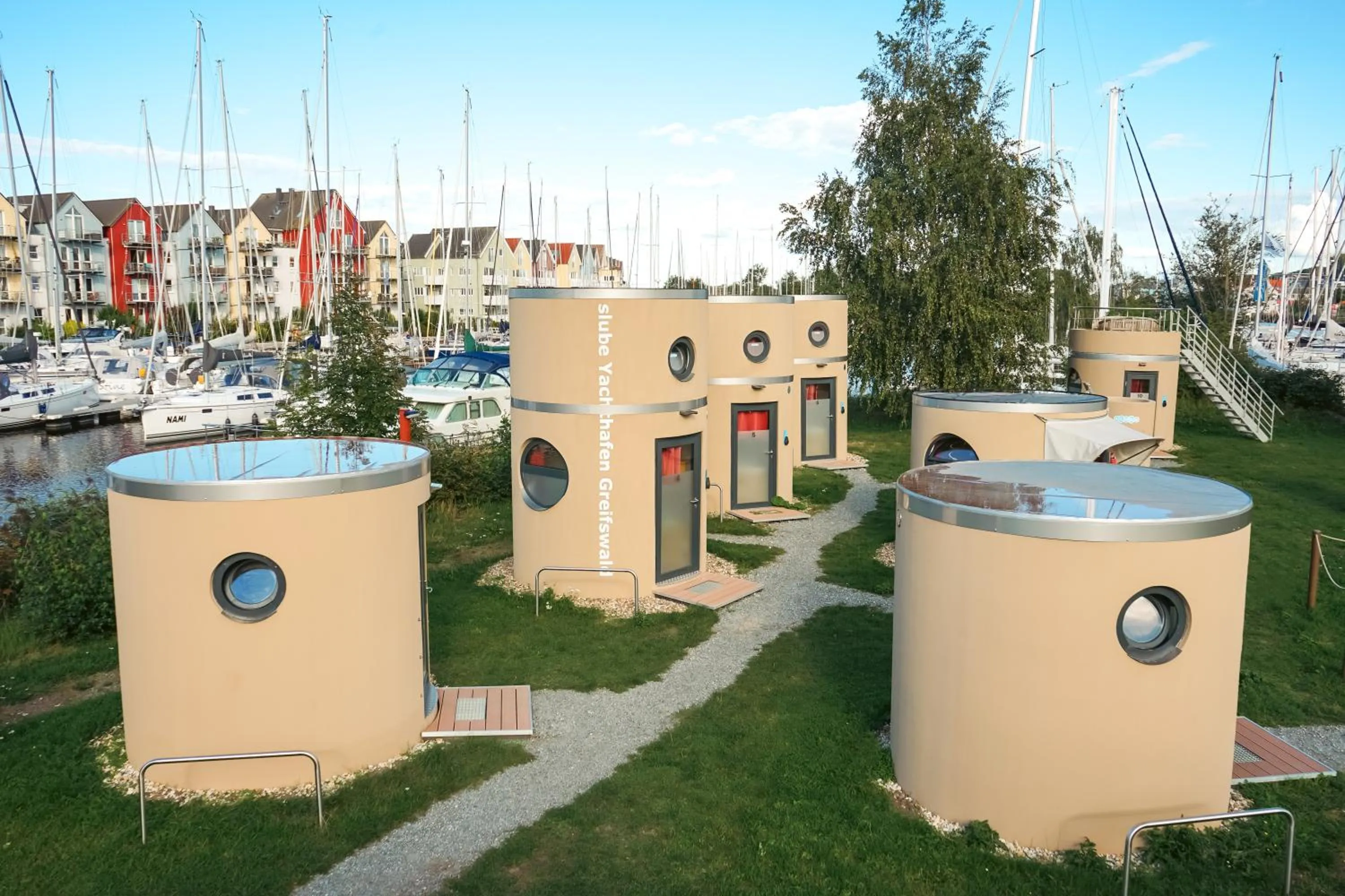 Property building in slube am Yachthafen Greifswald