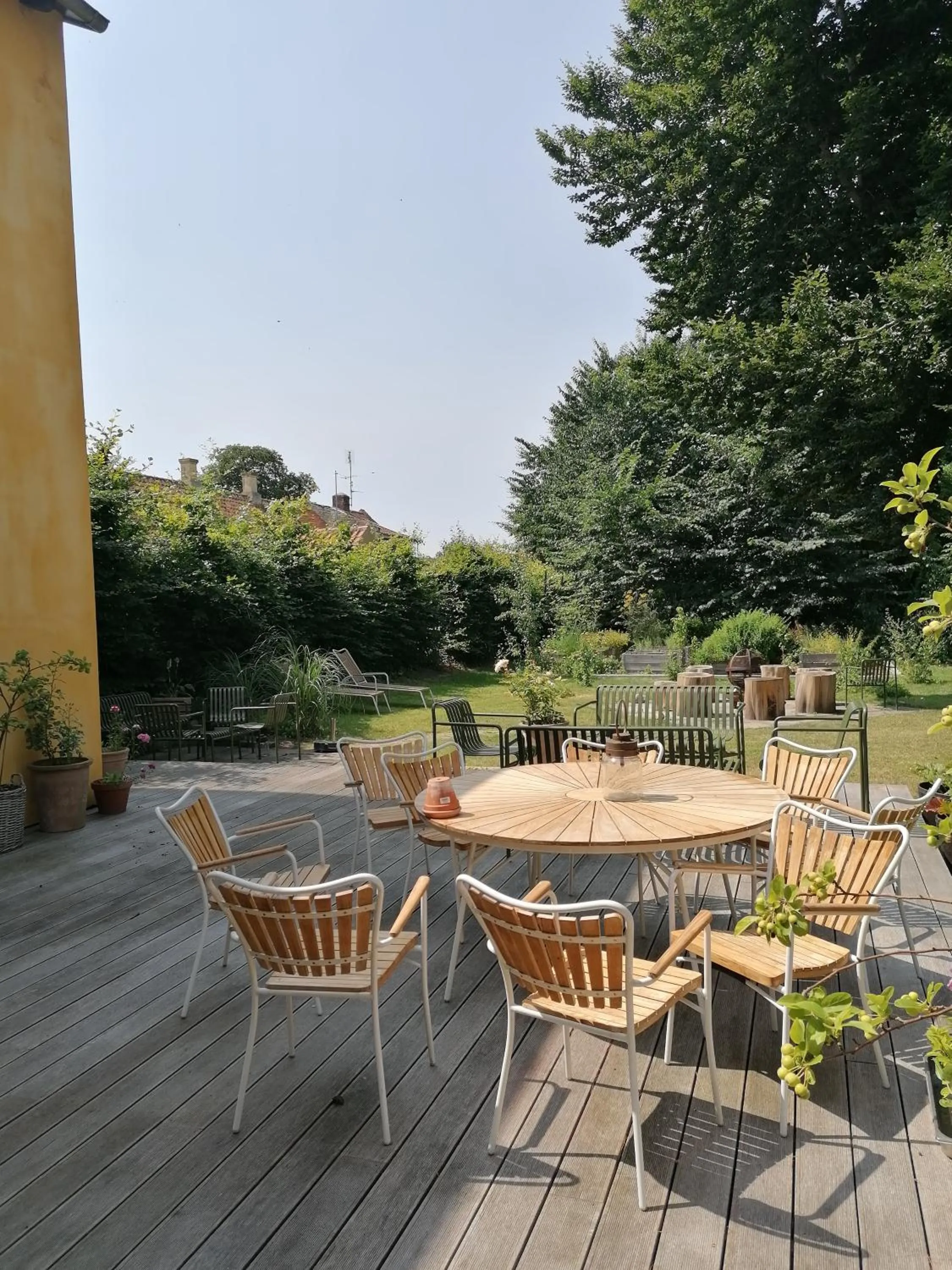 Garden in Hotel Saxkjøbing