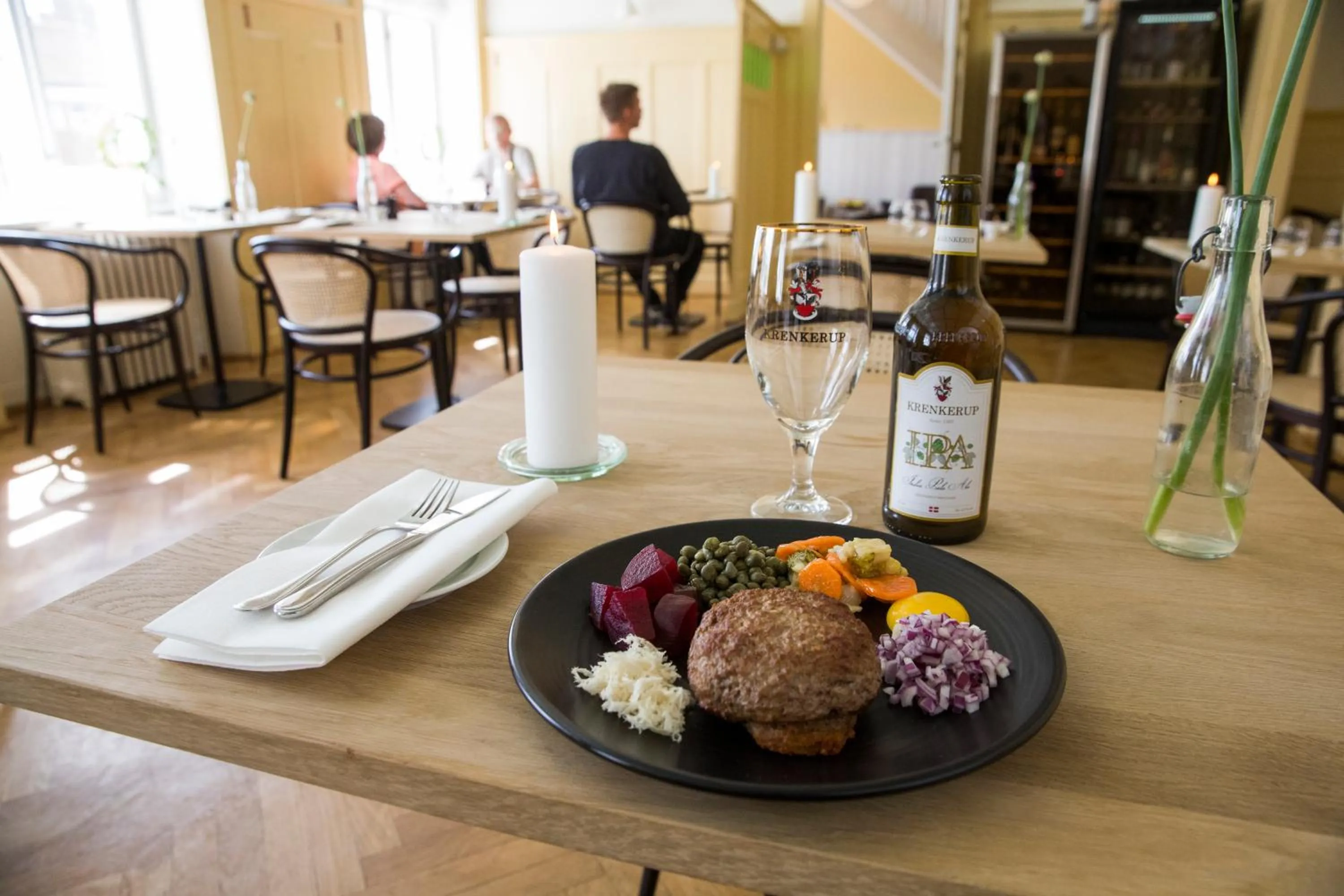 Food close-up in Hotel Saxkjøbing
