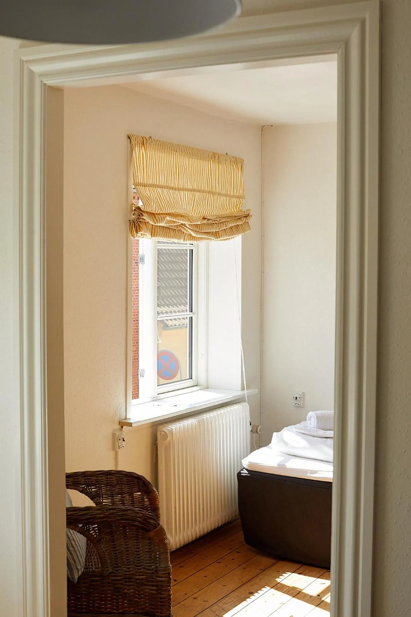 Bed in Hotel Saxkjøbing