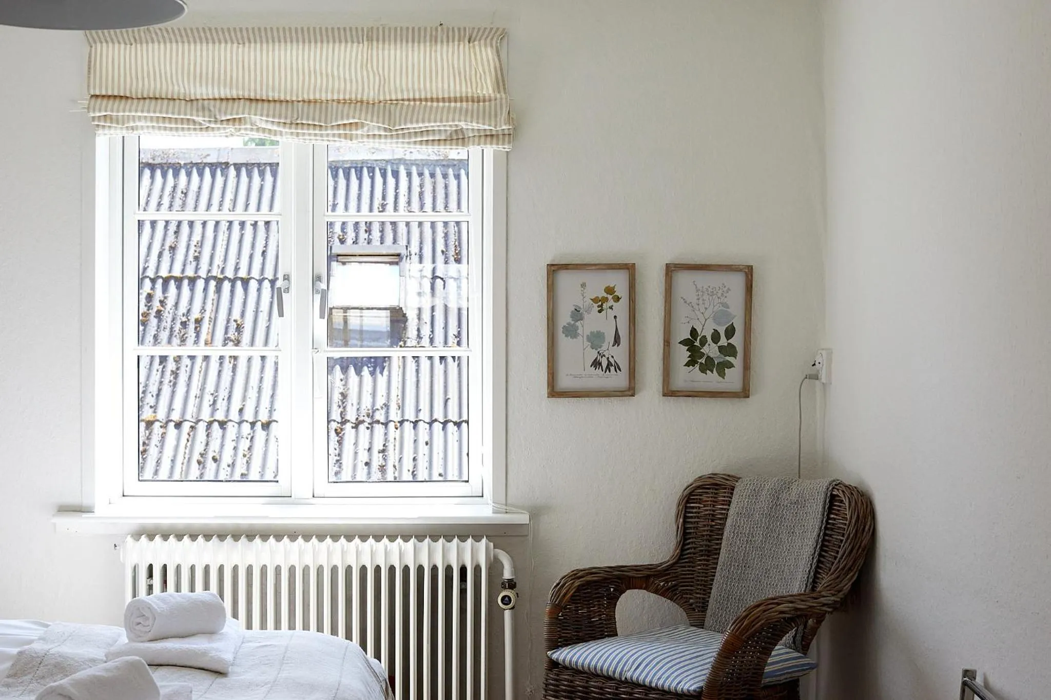 Bed in Hotel Saxkjøbing