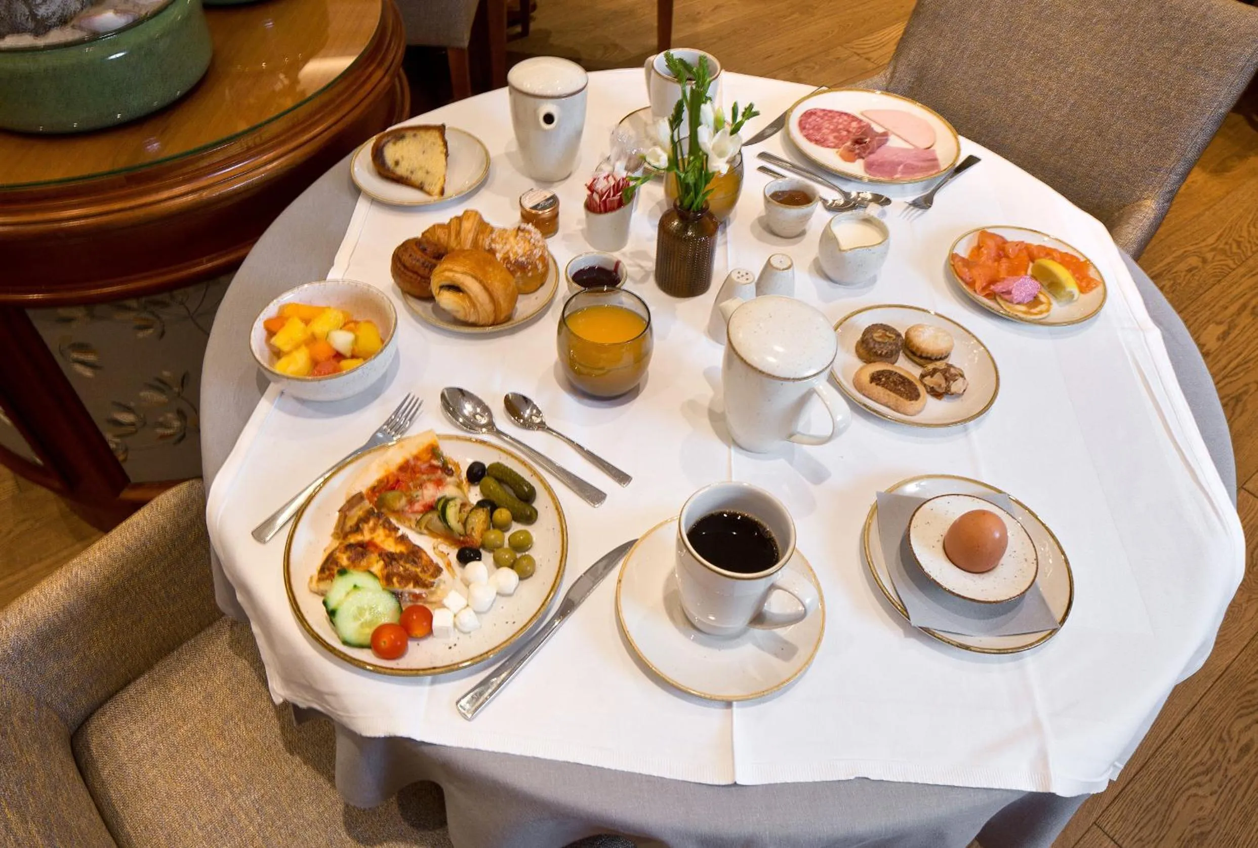 Breakfast in Hôtel Château Frontenac