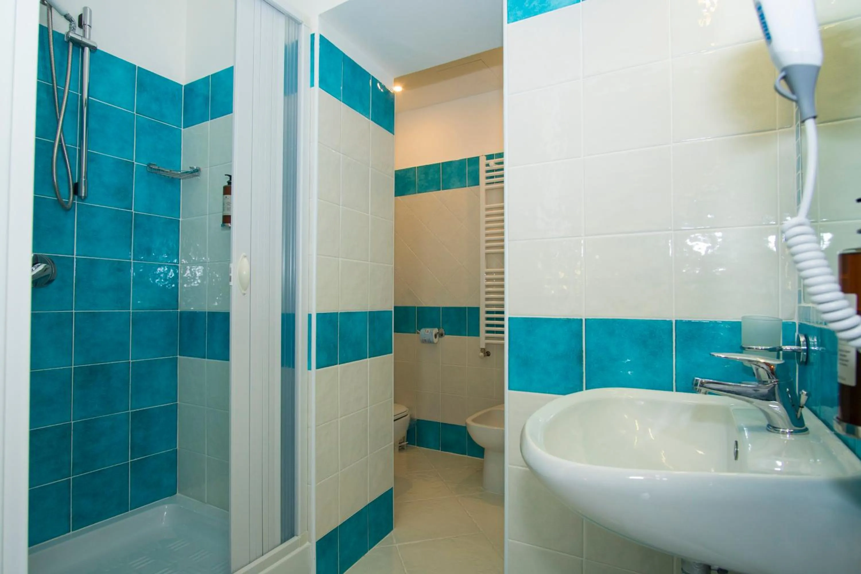 Shower in Hotel Calanca