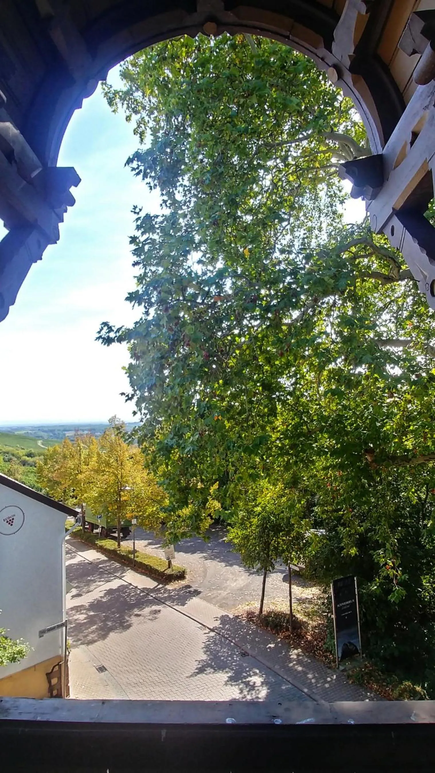 View (from property/room) in Privathotel Der Schwarze Herrgott No TV