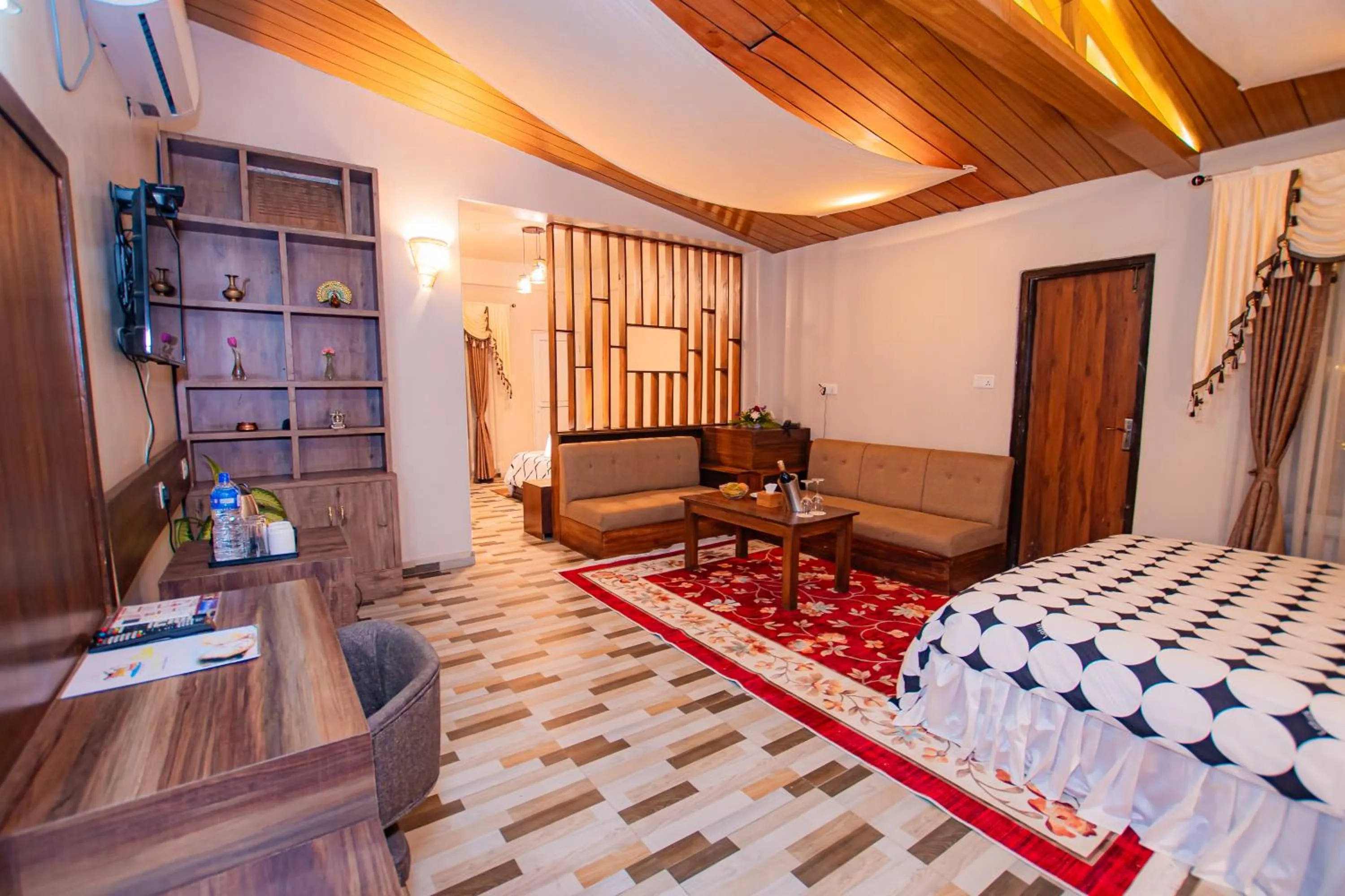 Property building, Bed in Busy Bee Resort, Pokhara