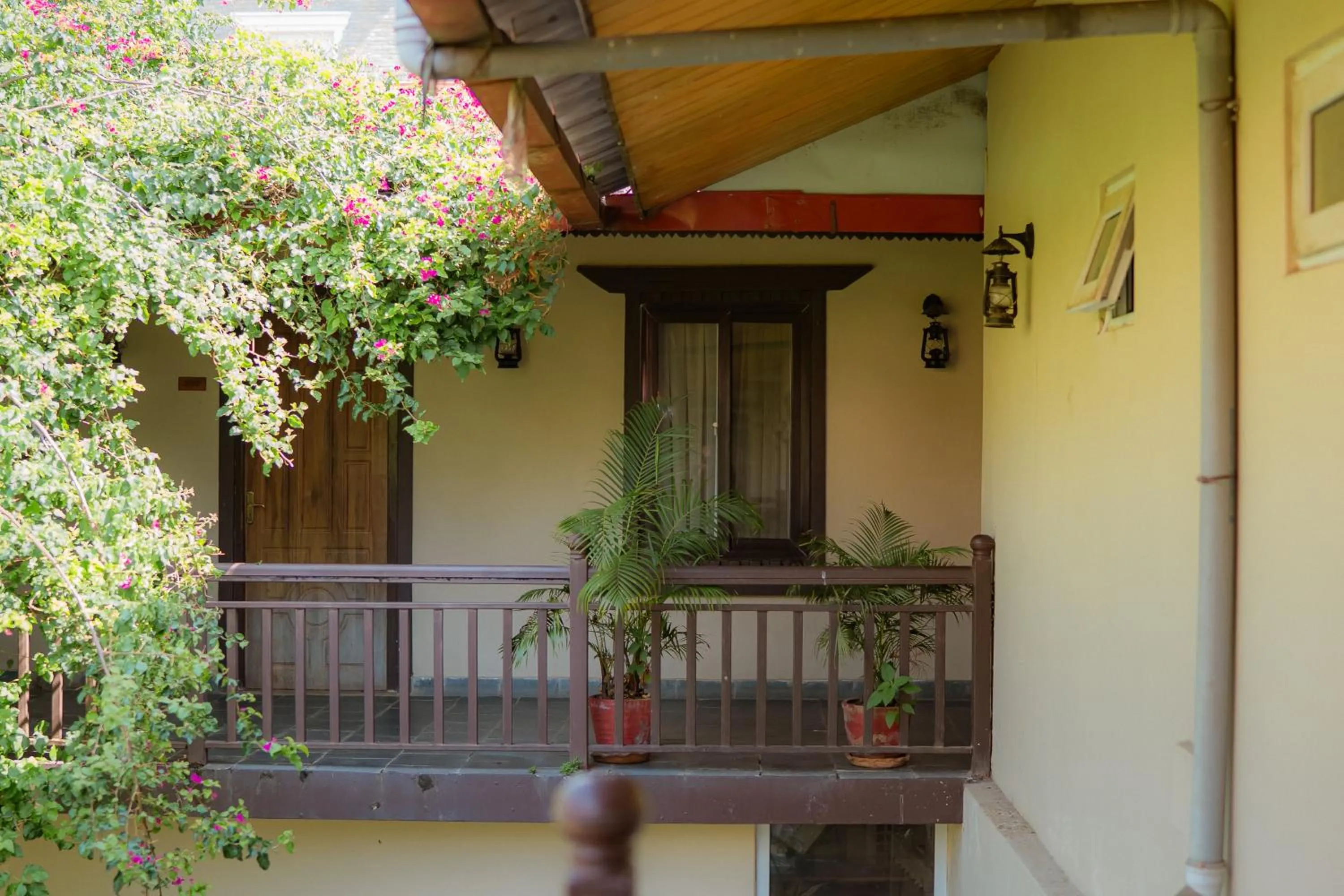 Patio in Busy Bee Resort, Pokhara