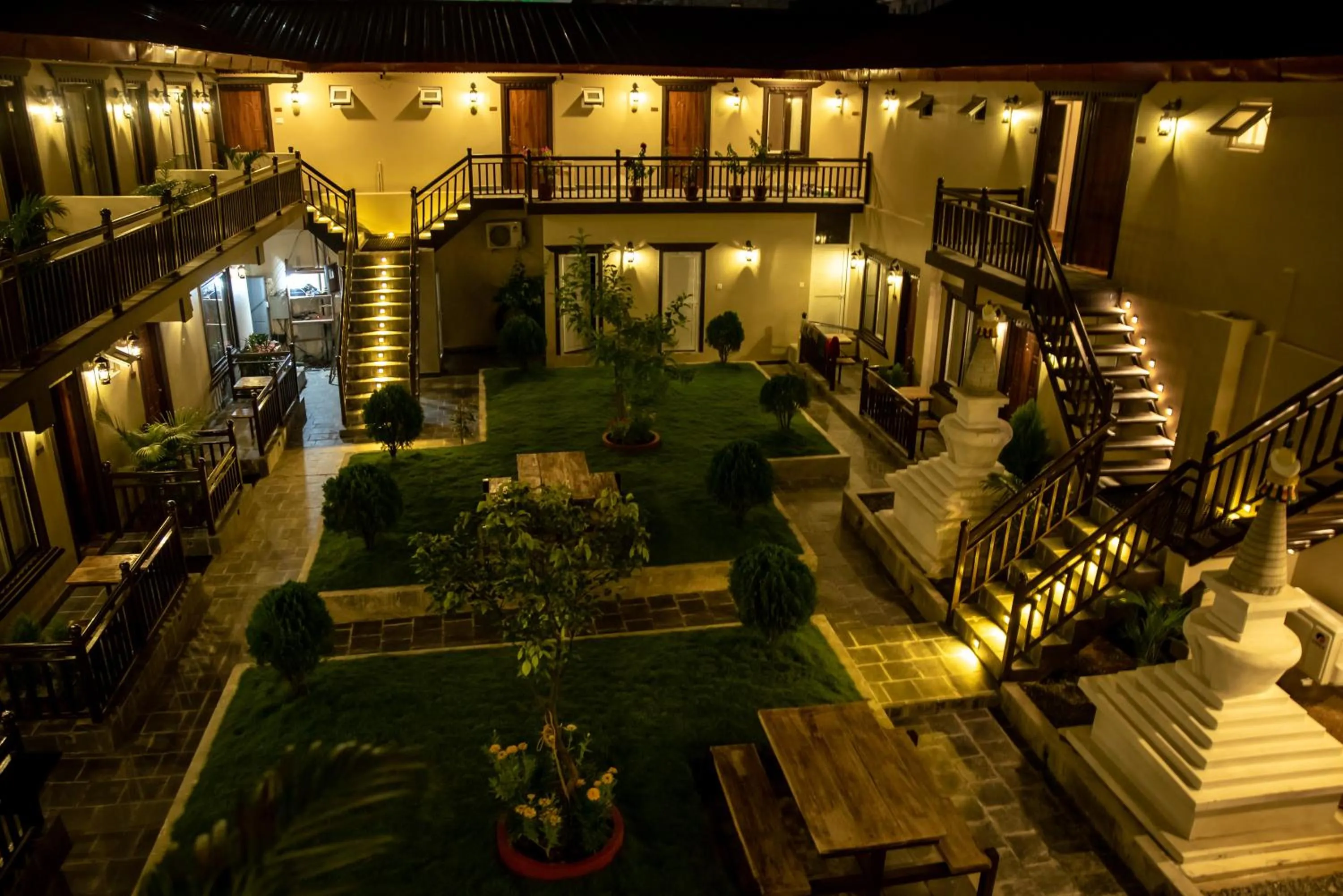 Property building in Busy Bee Resort, Pokhara