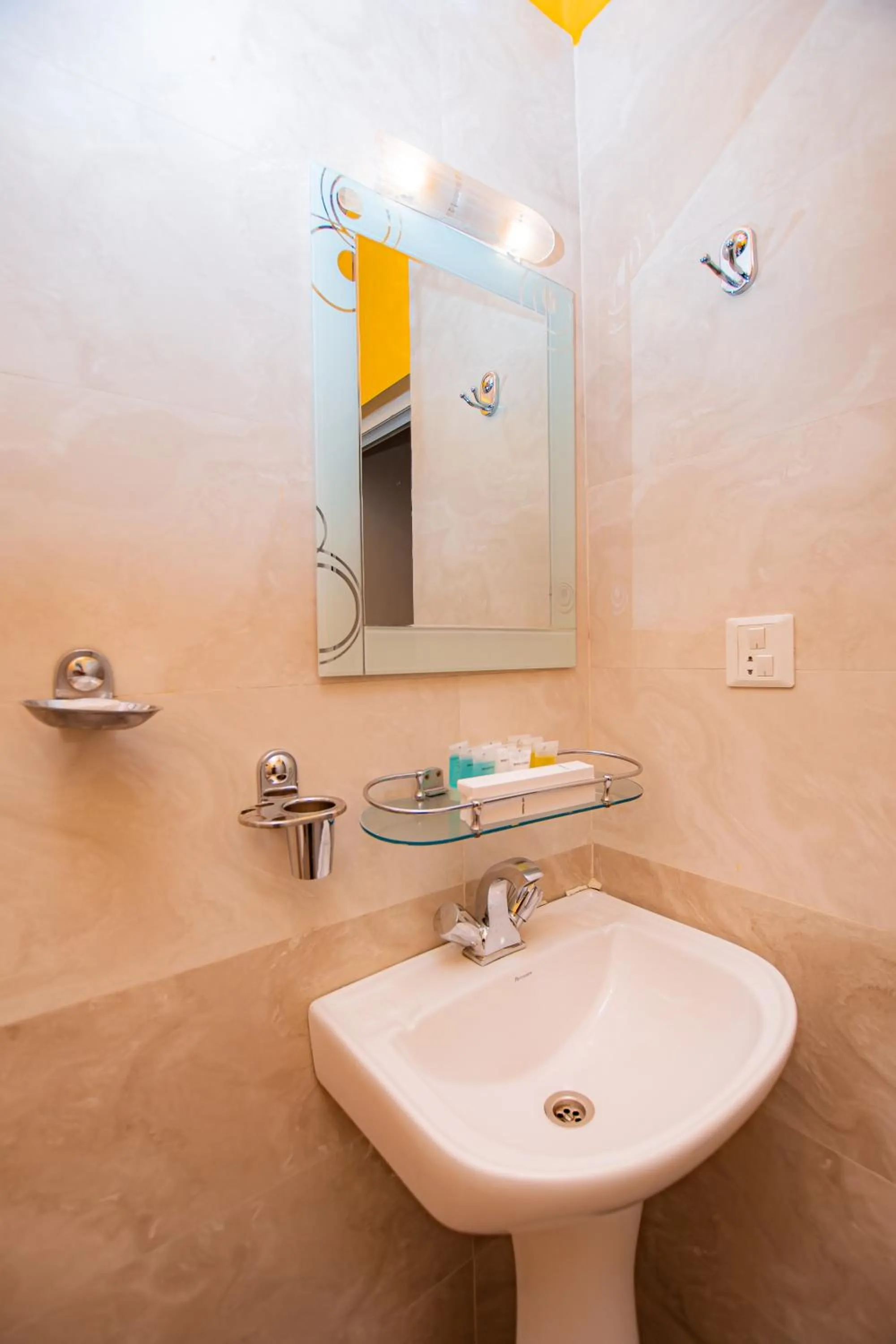 Bathroom in Busy Bee Resort, Pokhara