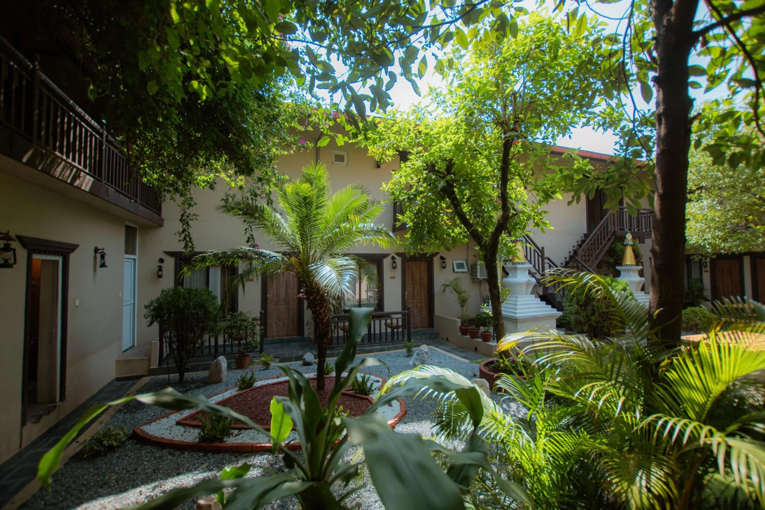 Garden in Busy Bee Resort, Pokhara