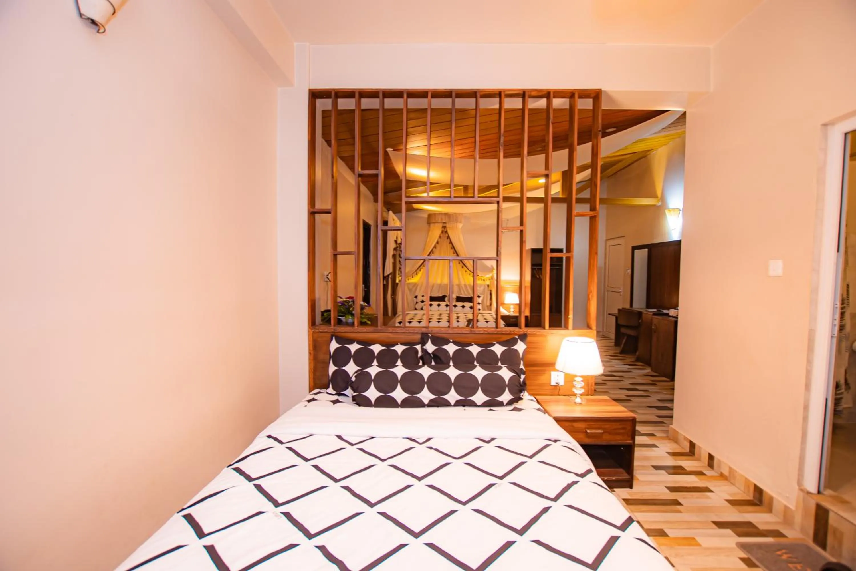 Bedroom, Bed in Busy Bee Resort, Pokhara