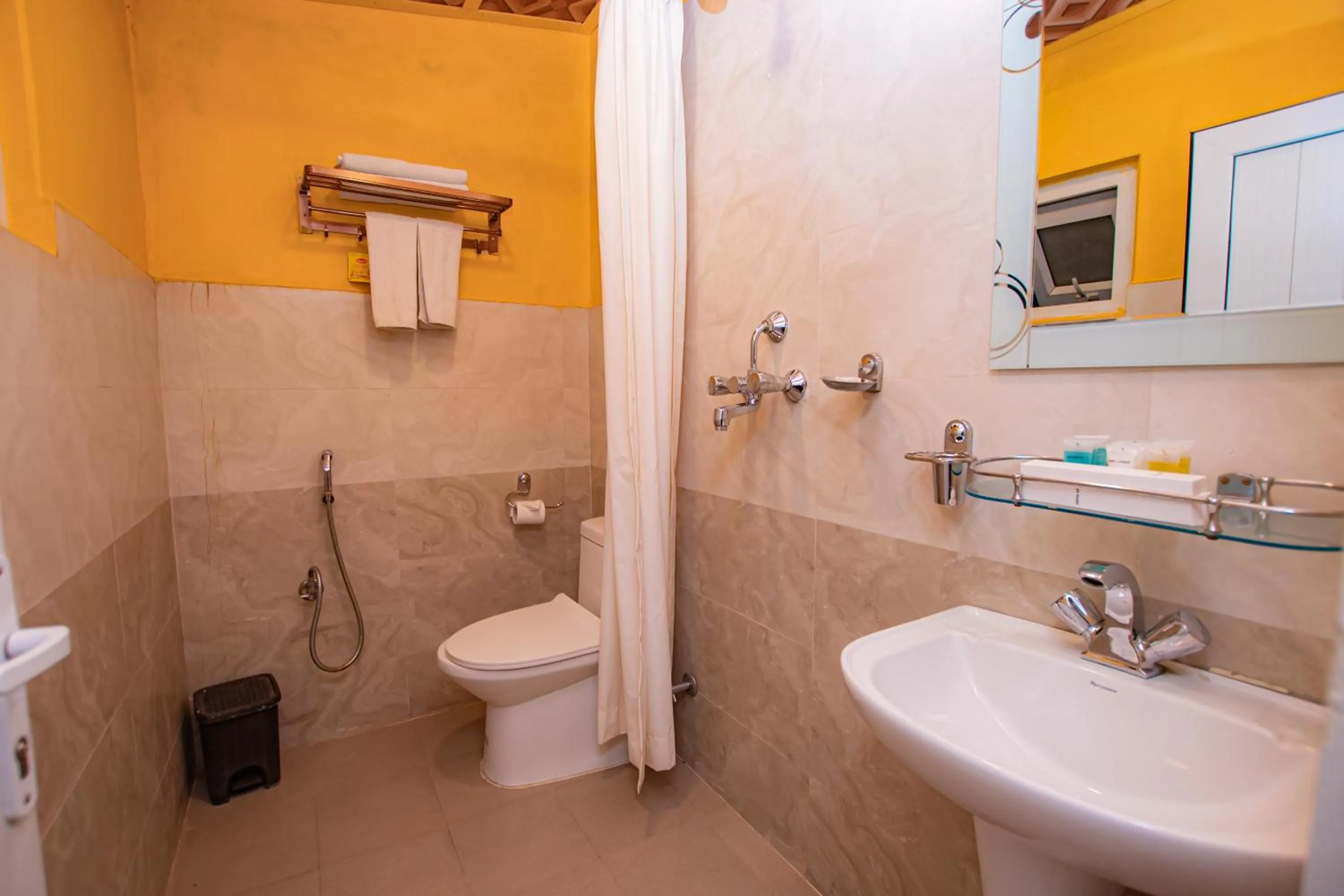 Bathroom in Busy Bee Resort, Pokhara