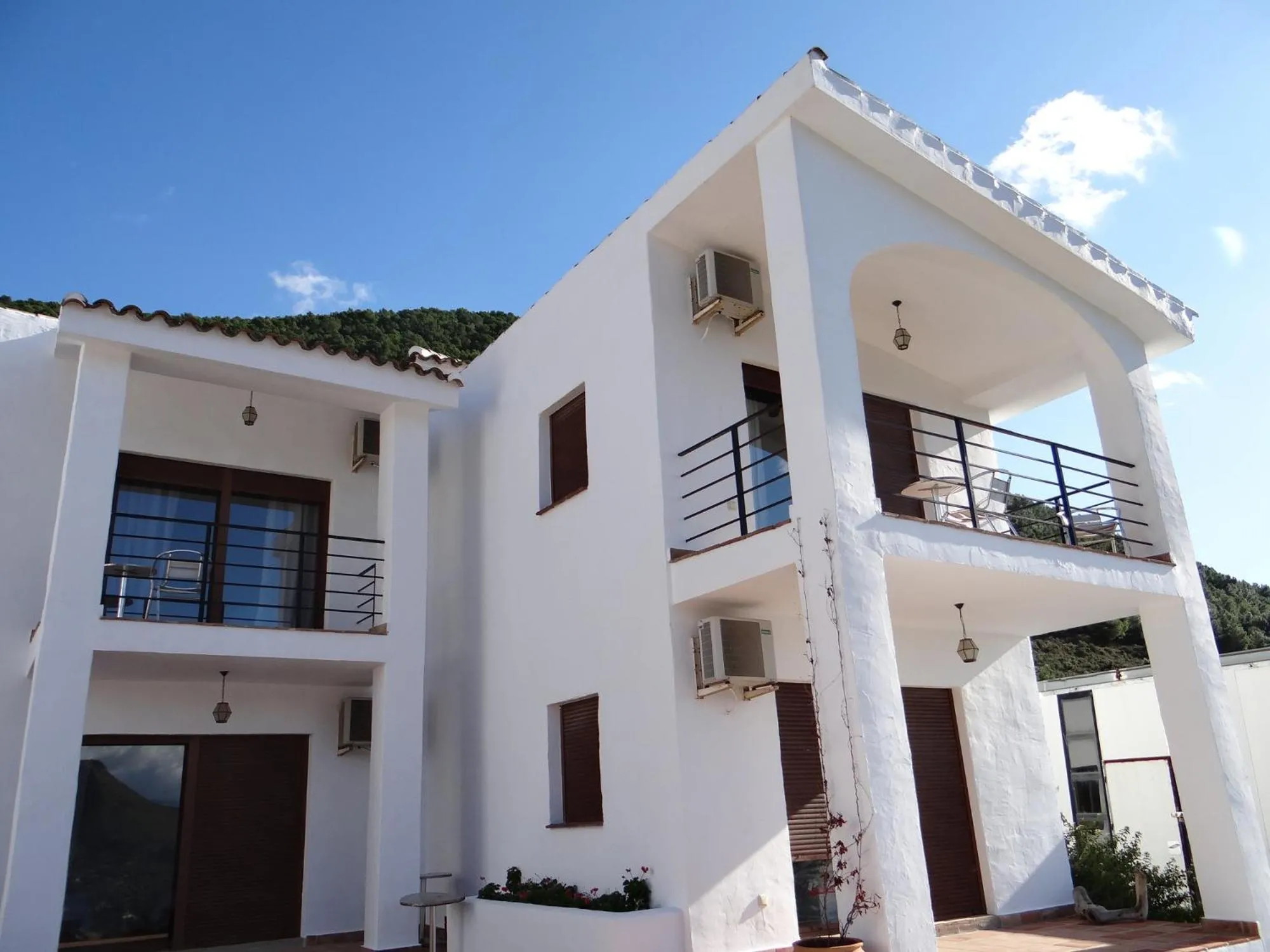 Property building in Casa Arts guest rooms