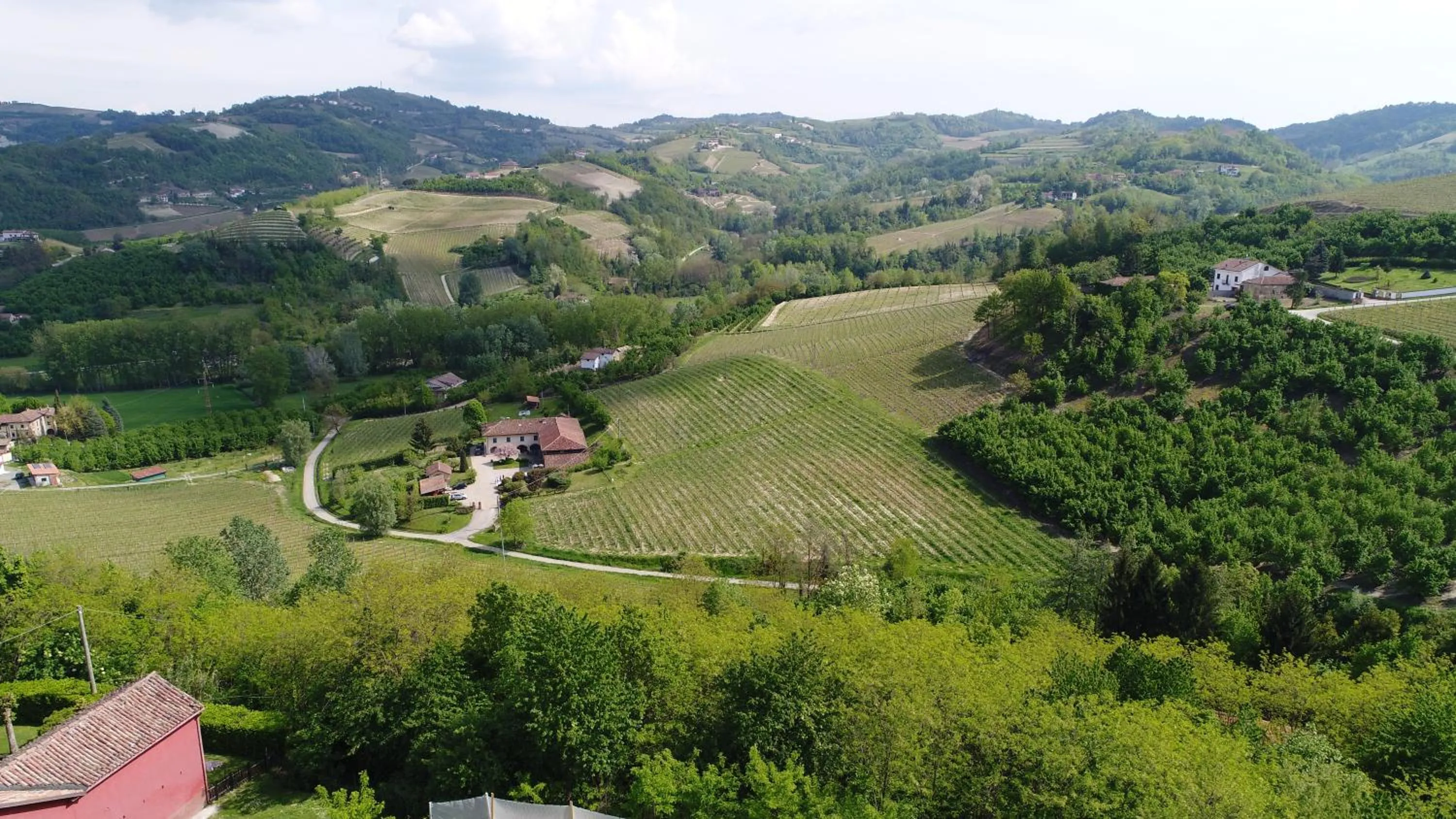 Bird's eye view in La Giribaldina Winery & Farmhouse