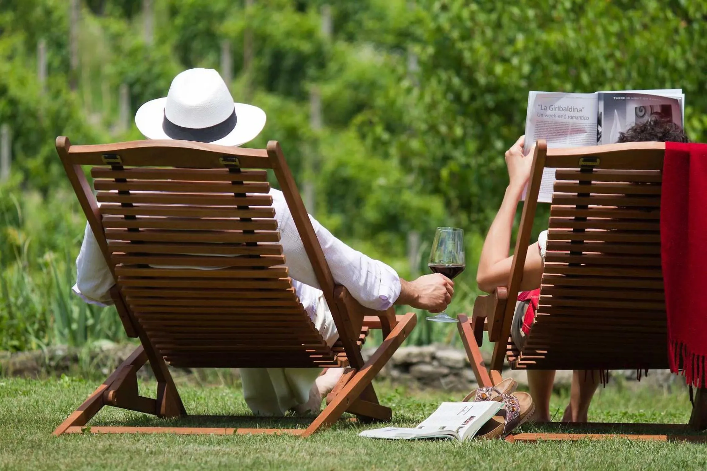 Guests in La Giribaldina Winery & Farmhouse