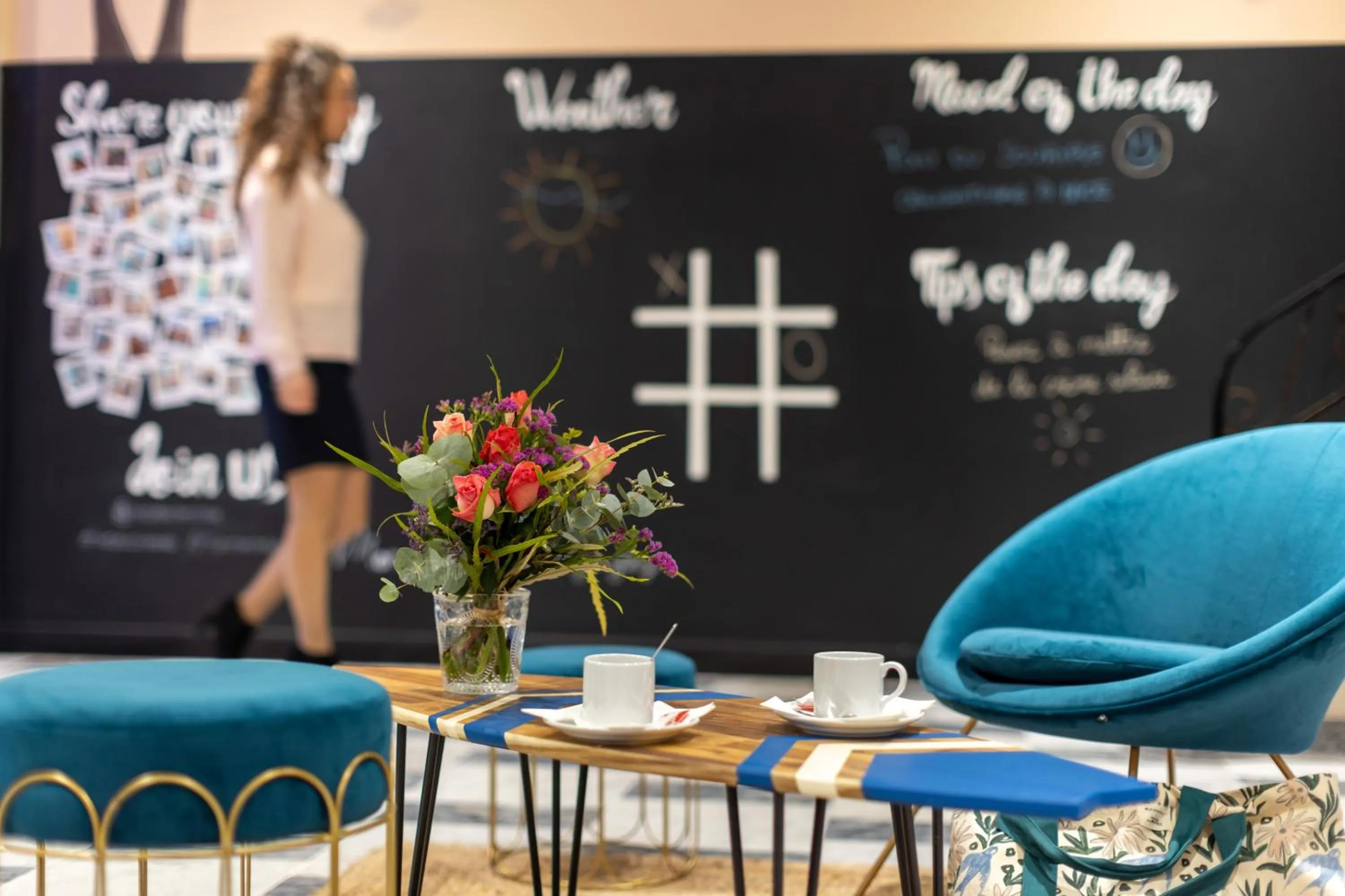 Decorative detail in Hôtel Locarno Nice