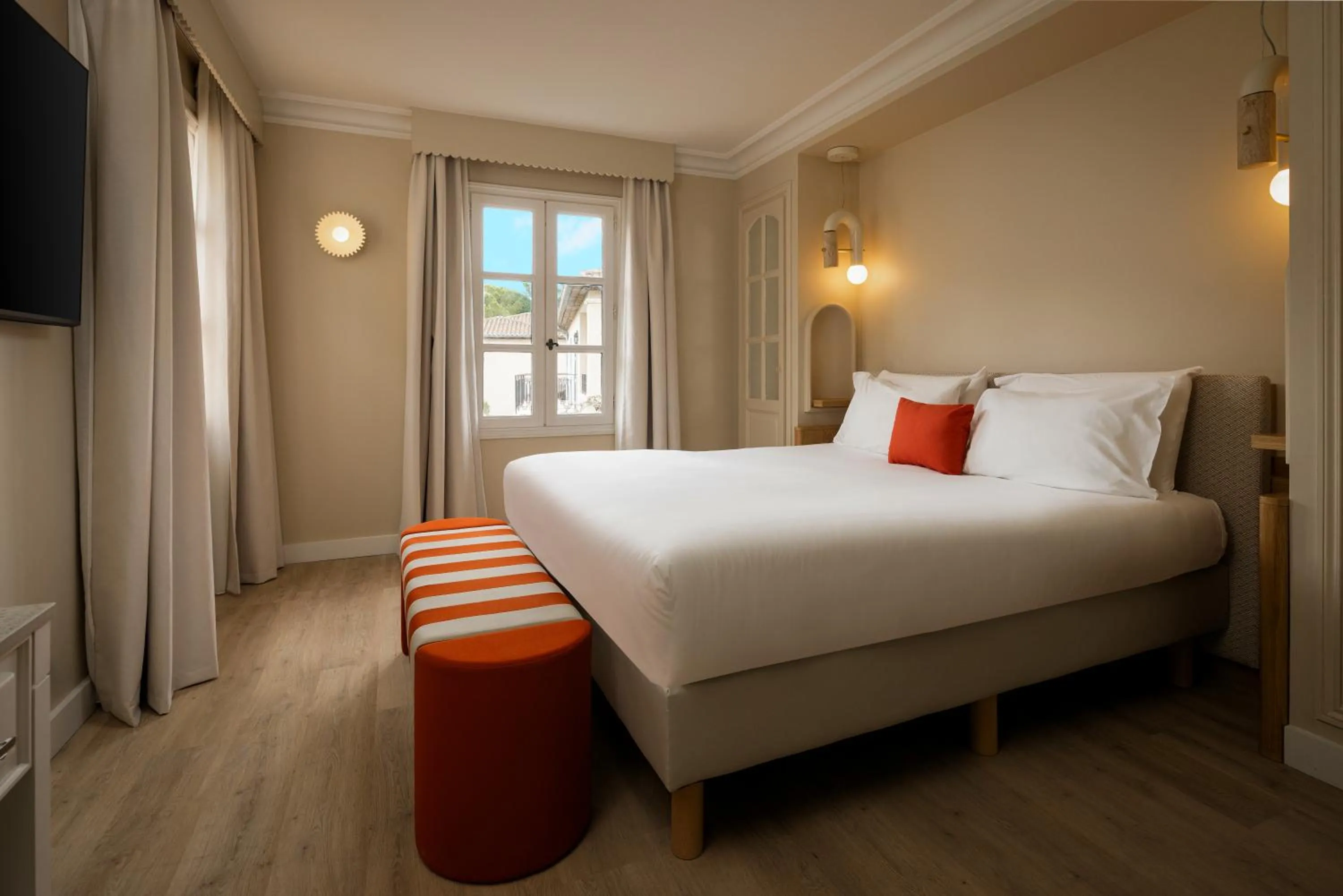 Bedroom, Bed in La Bastide de Mougins, a Tribute Portfolio Hotel