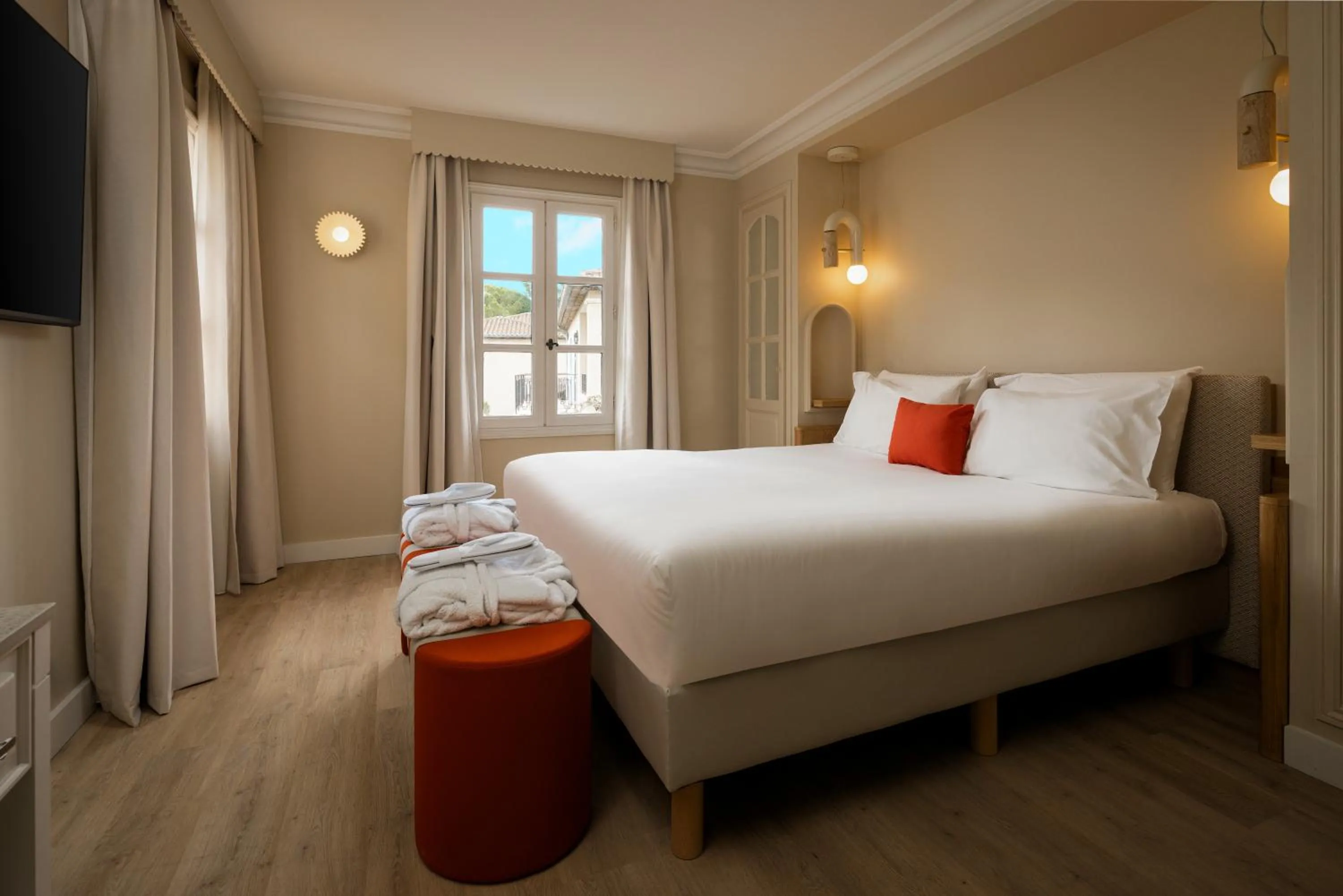 Bedroom, Bed in La Bastide de Mougins, a Tribute Portfolio Hotel