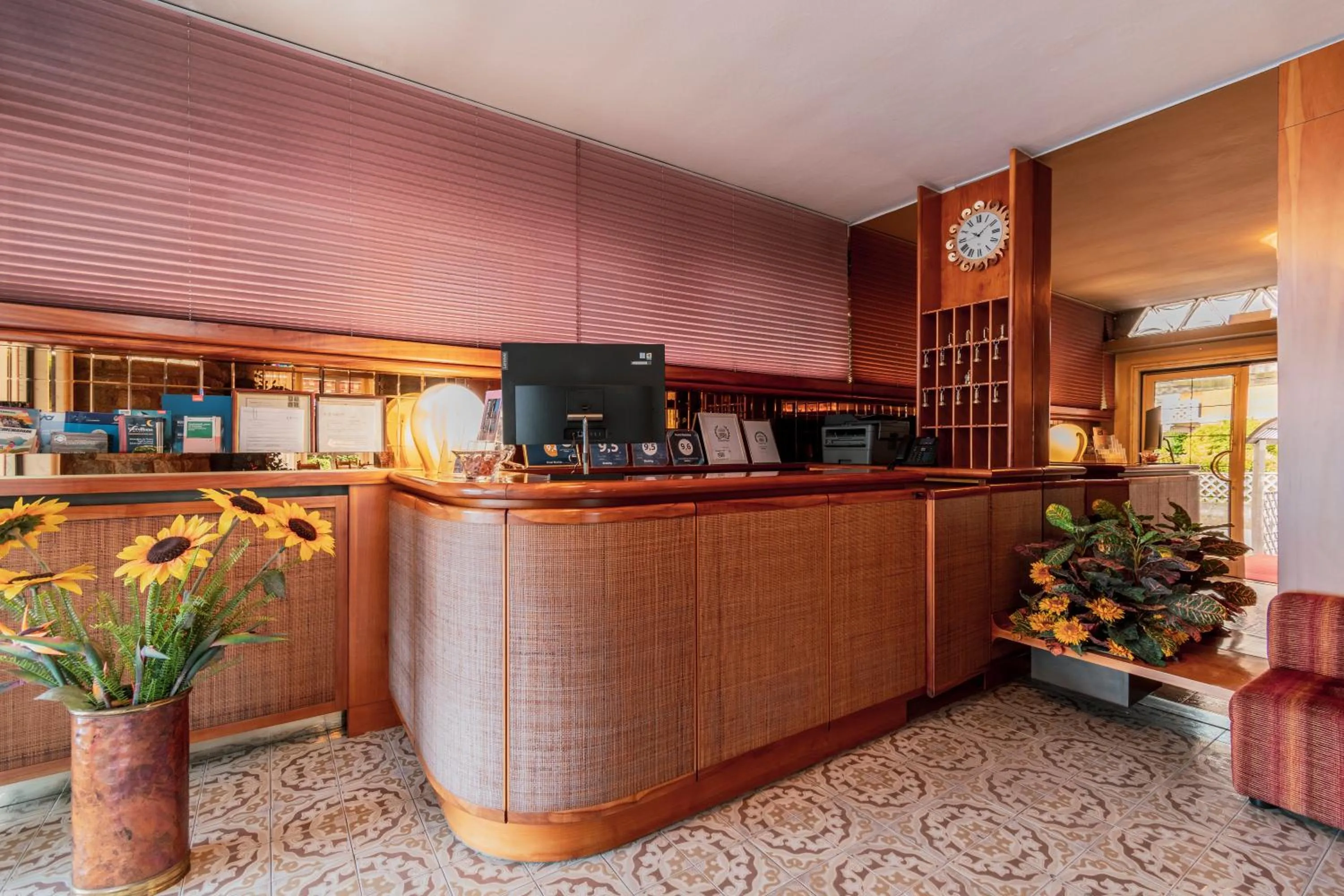 Lobby or reception in Hotel Matilde