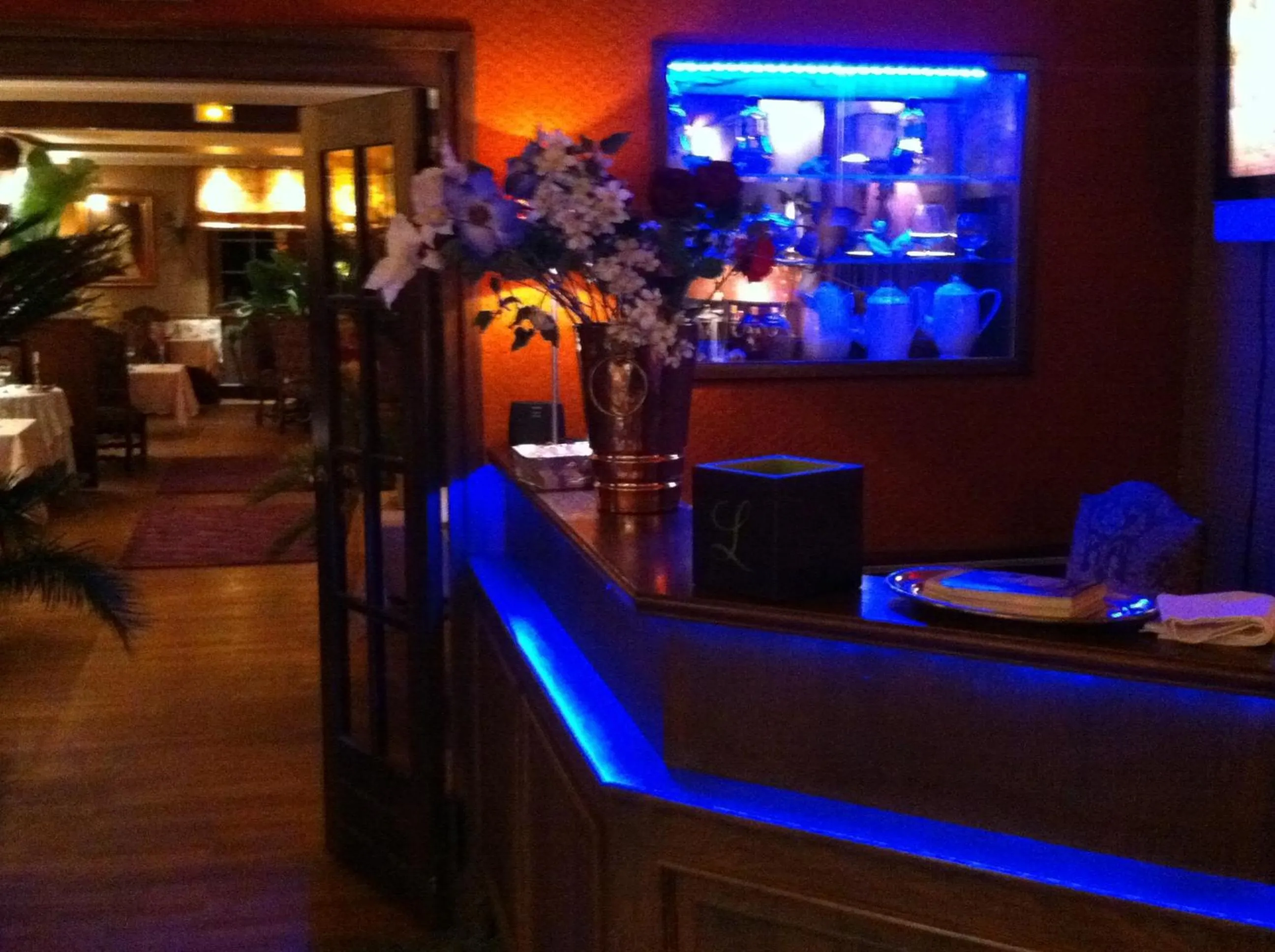 Lobby or reception in La Roseraie Biebler