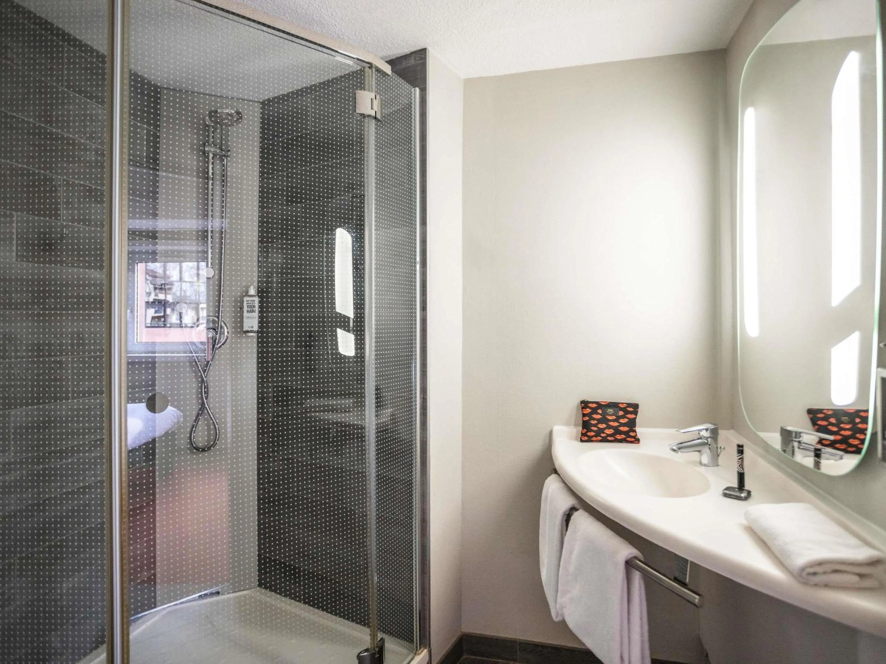 Toilet in ibis Toulouse Pont Jumeaux