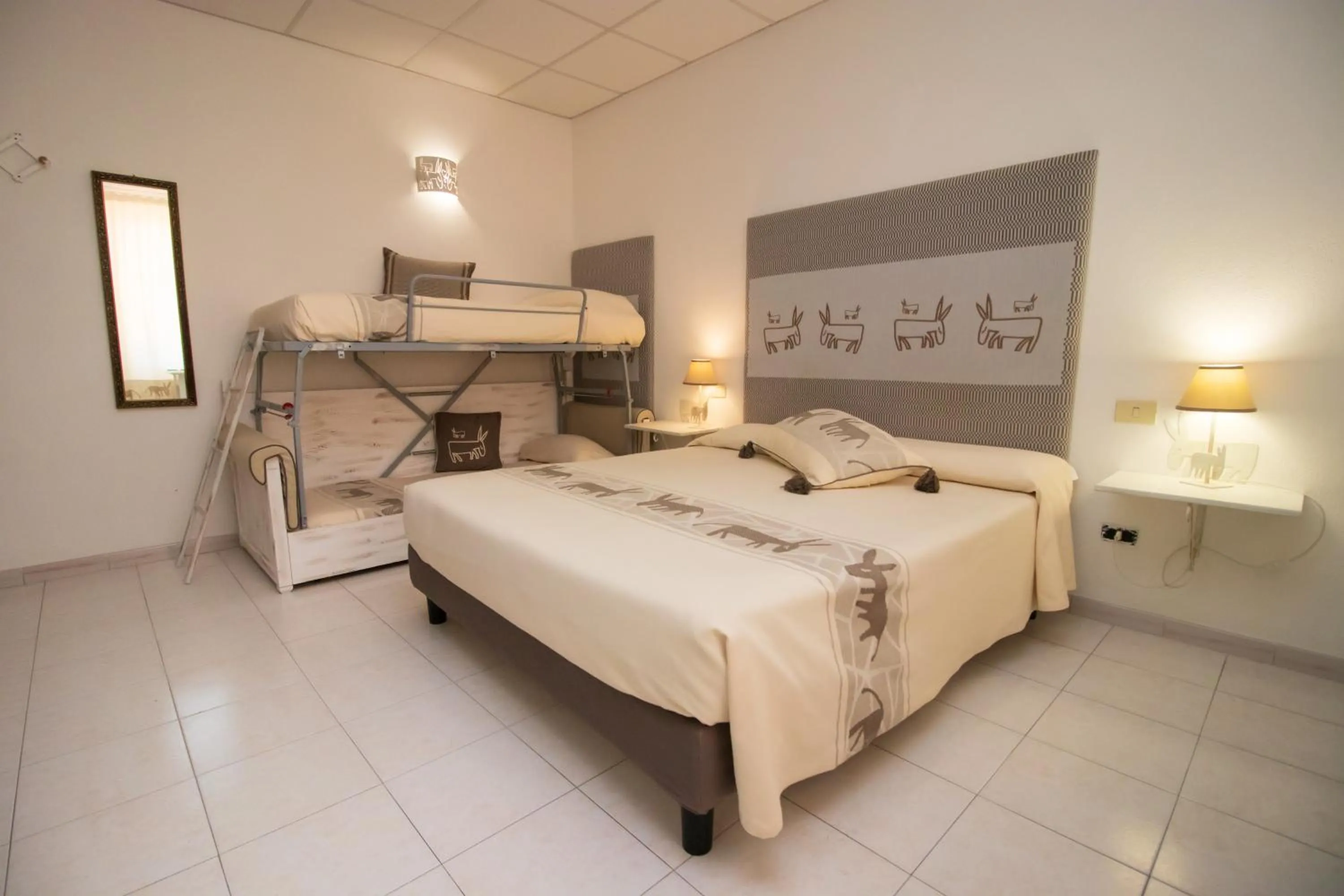 Bed in Hotel Canne al Vento